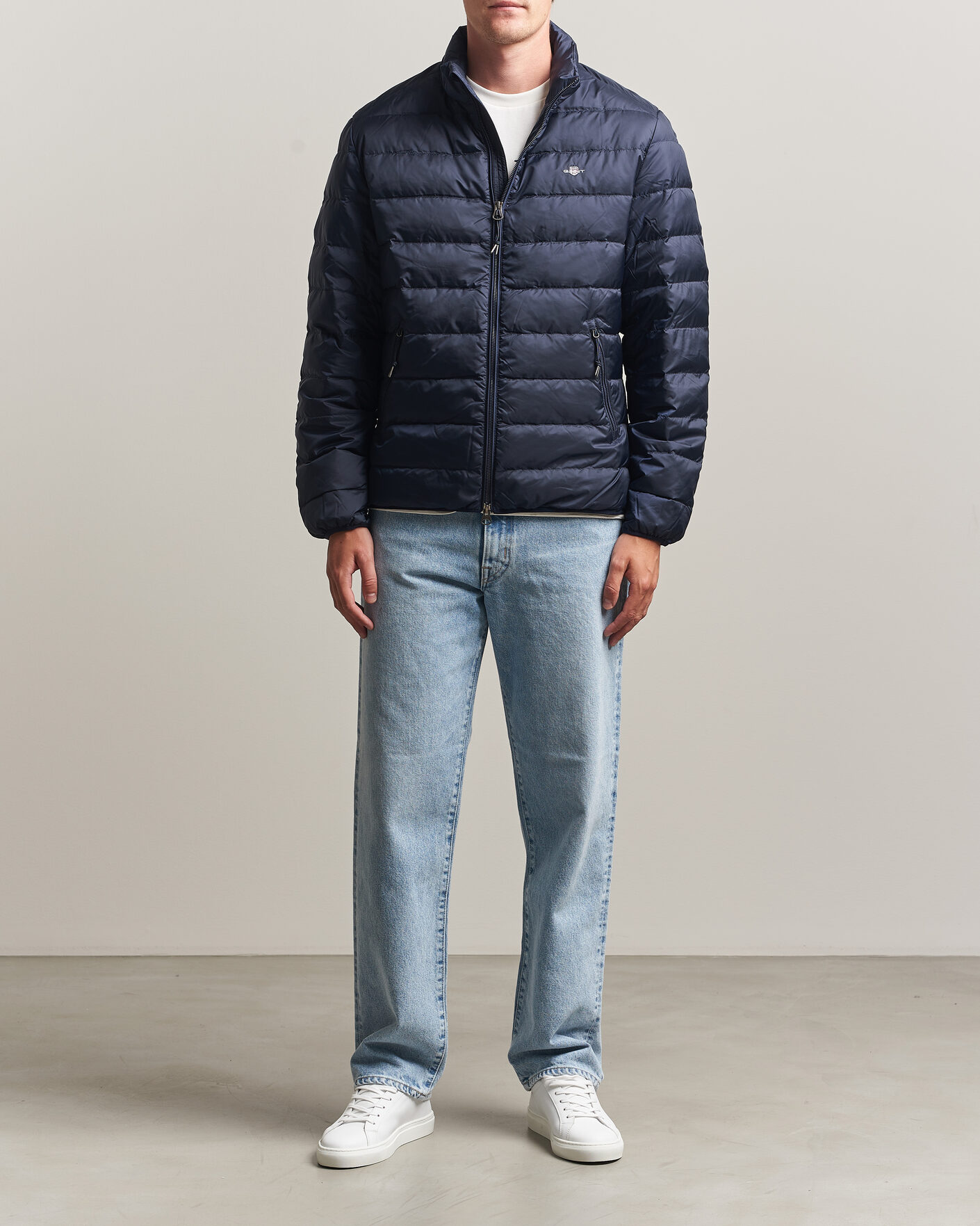 Herre | Jakker | Gant | Light Down Jacket Evening Blue