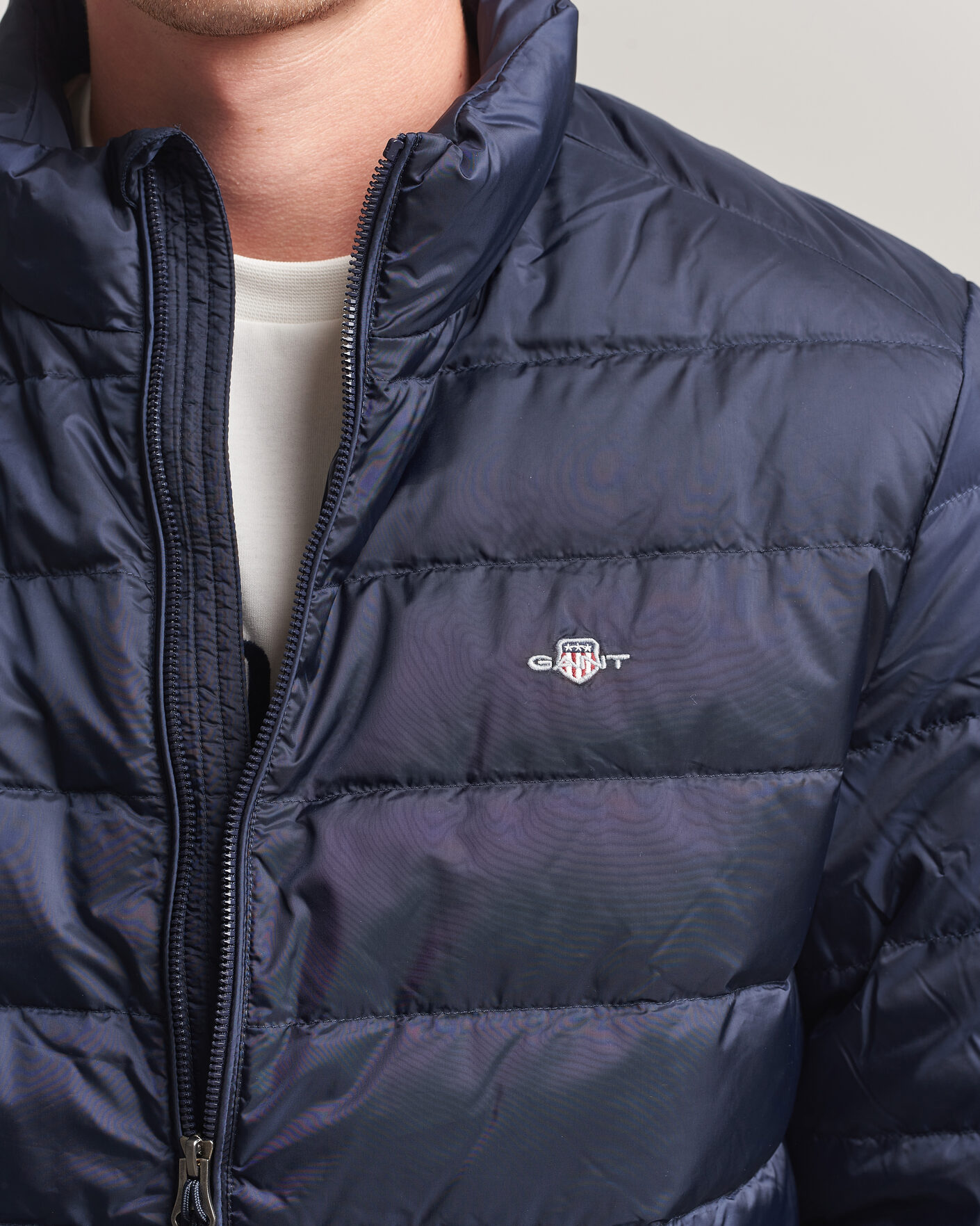 Herre | Jakker | Gant | Light Down Jacket Evening Blue