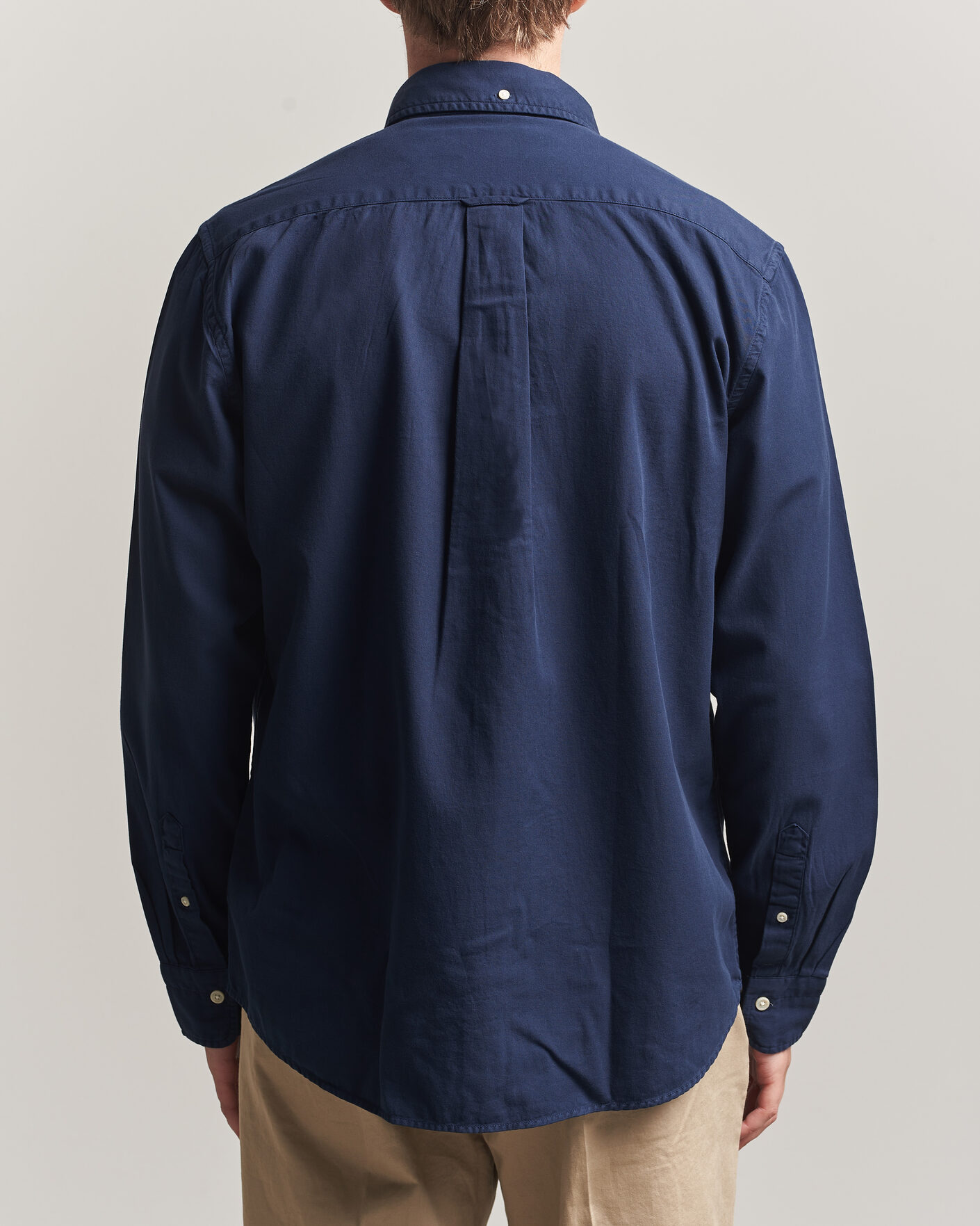 Herre | Skjorter | Gant | Regular Fit Garment Dyed Twill Shirt Evening Blue