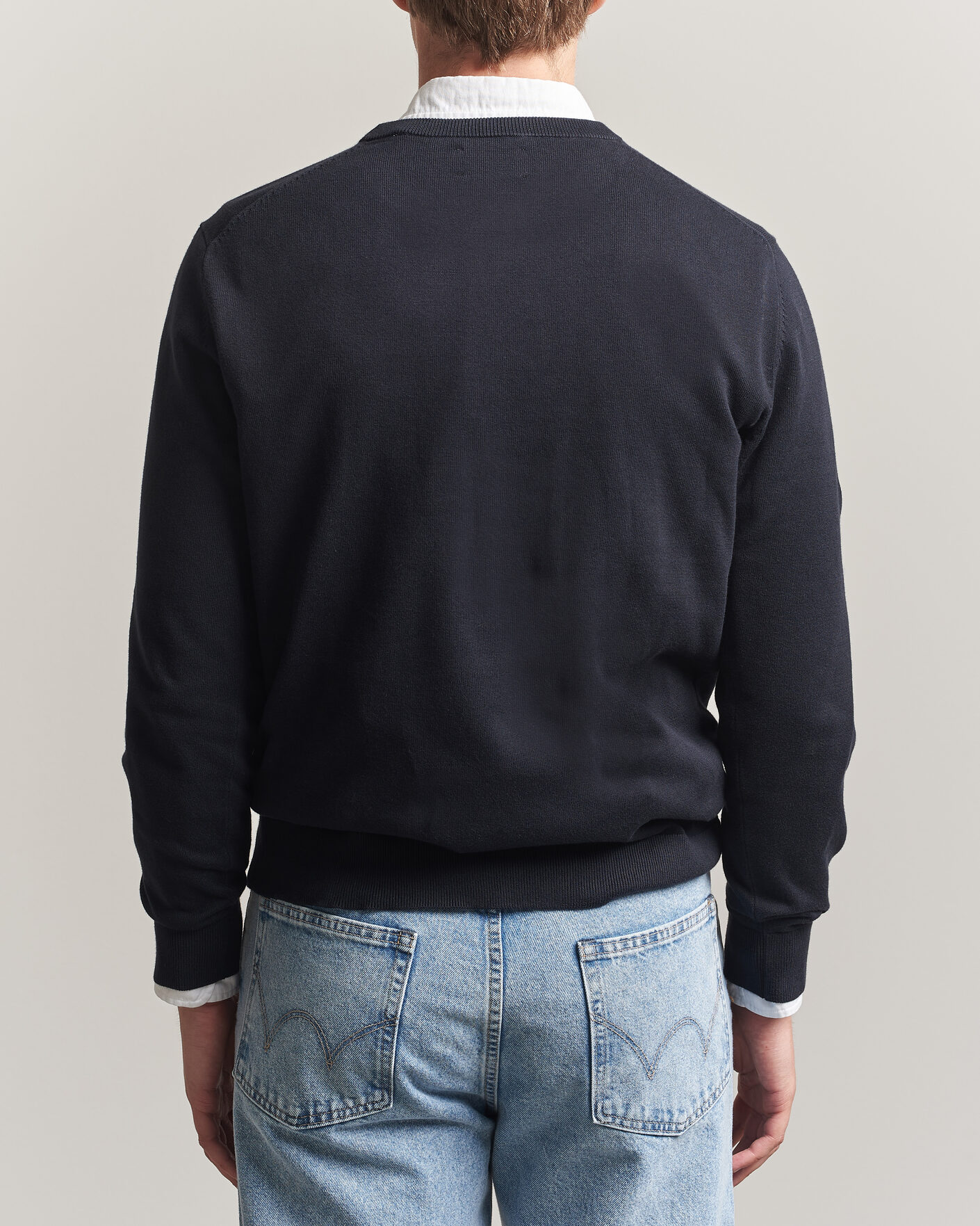 Herre | Gensere | Gant | Classic Cotton Crew Neck Black