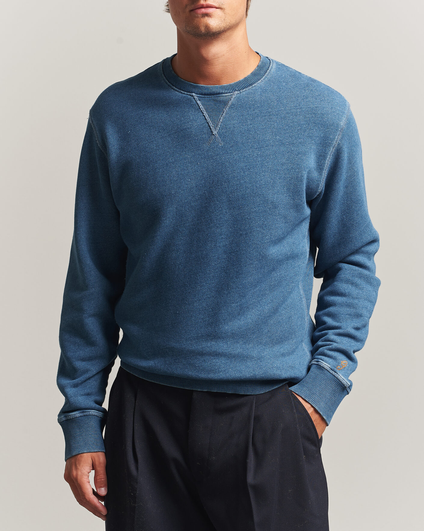 Herre | Gensere | Gant | Vintage Crew Neck Sweatshirt Indigo