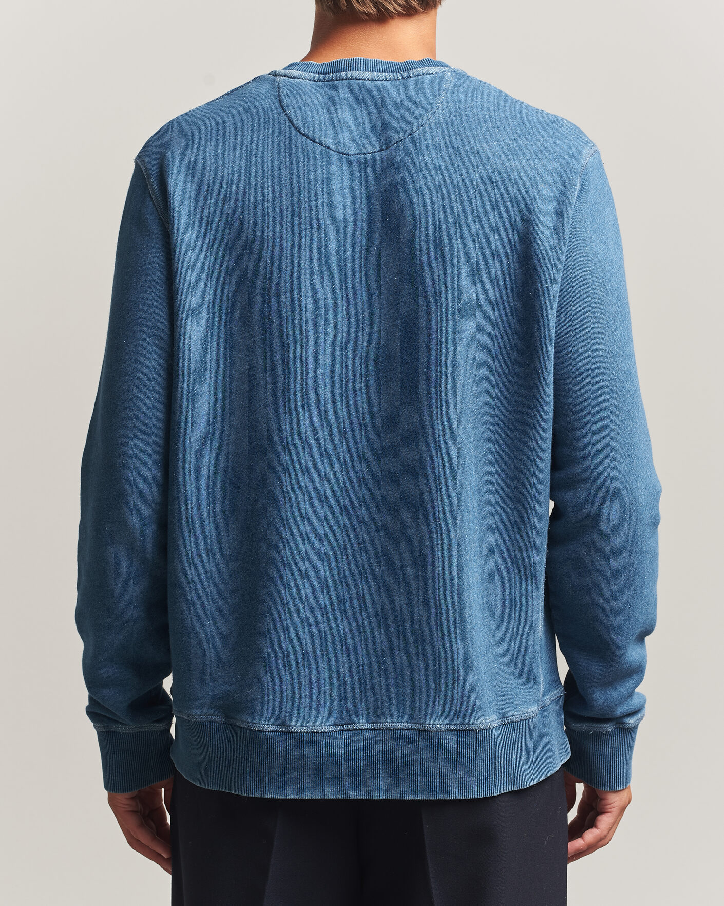Herre | Gensere | Gant | Vintage Crew Neck Sweatshirt Indigo