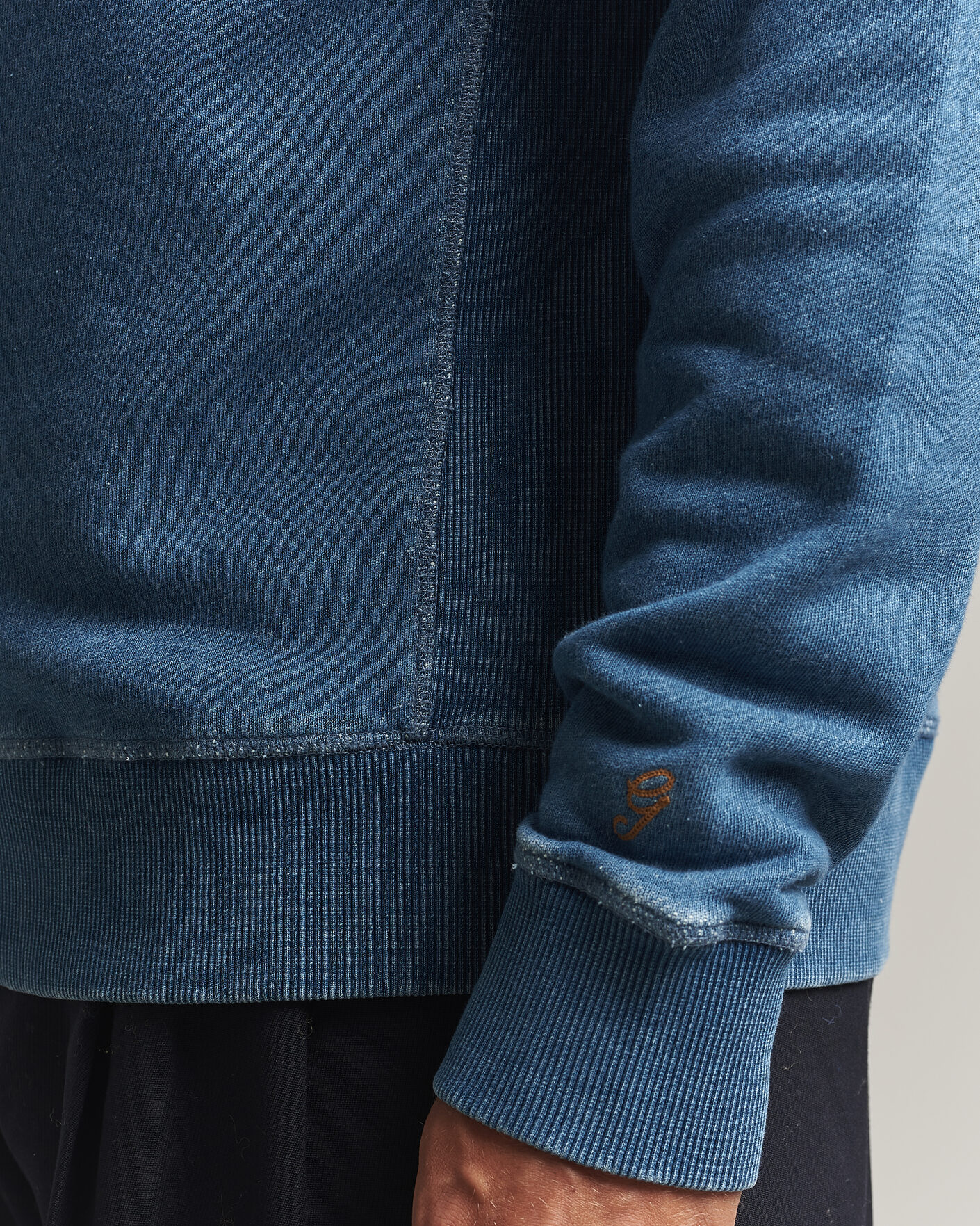 Herre | Gensere | Gant | Vintage Crew Neck Sweatshirt Indigo