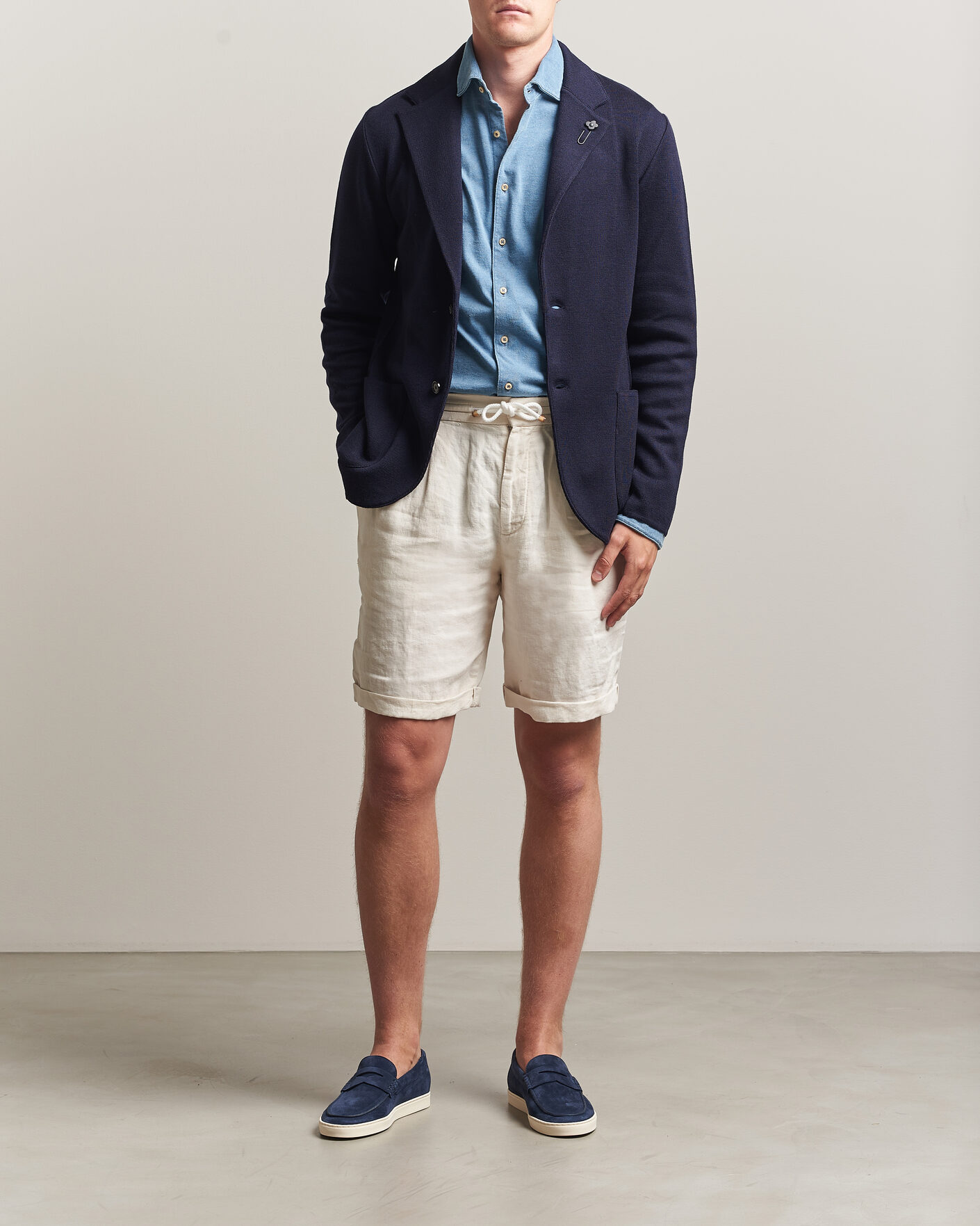 Herre | Shorts | Brunello Cucinelli | Drawstring Shorts Off White