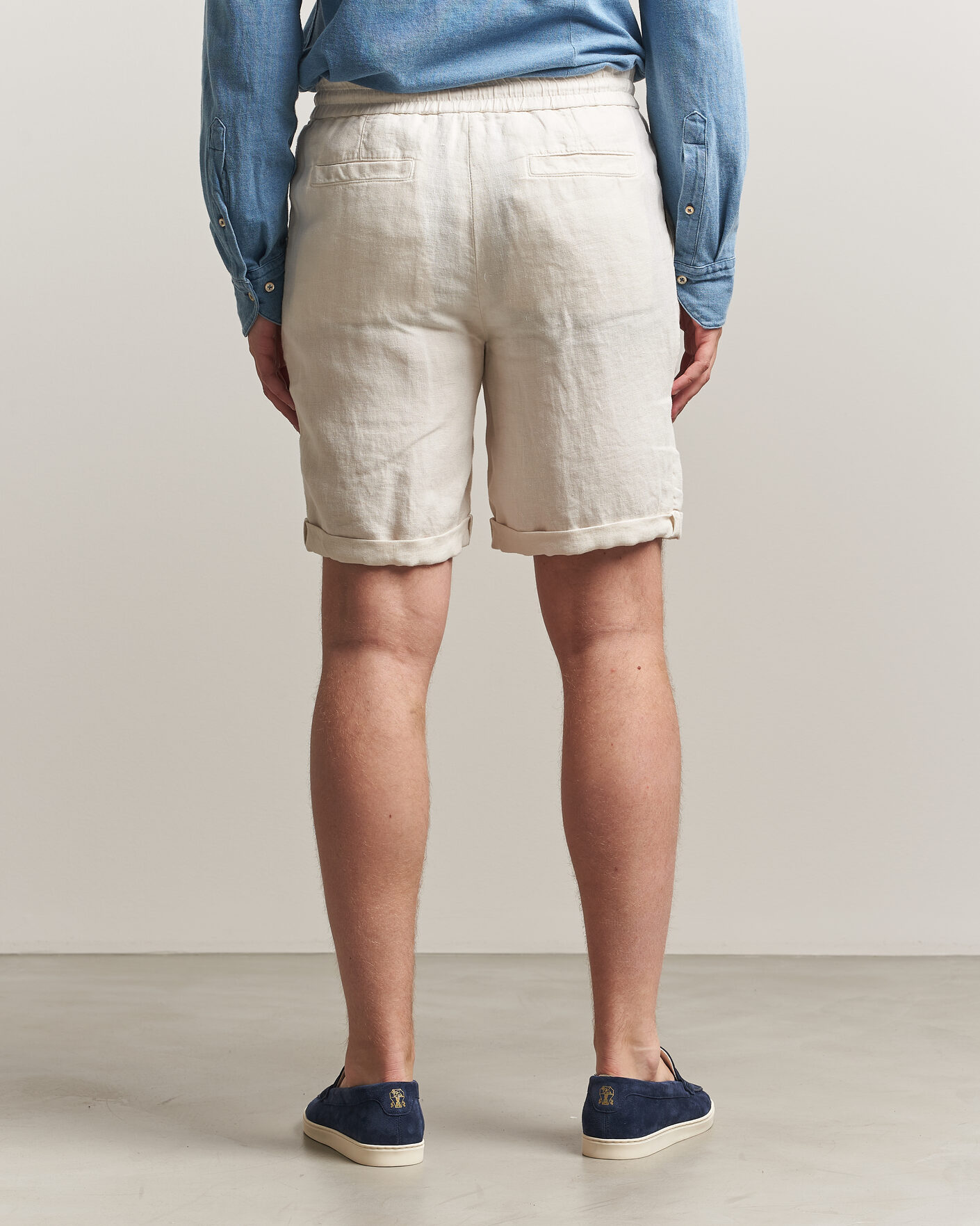 Herre | Shorts | Brunello Cucinelli | Drawstring Shorts Off White