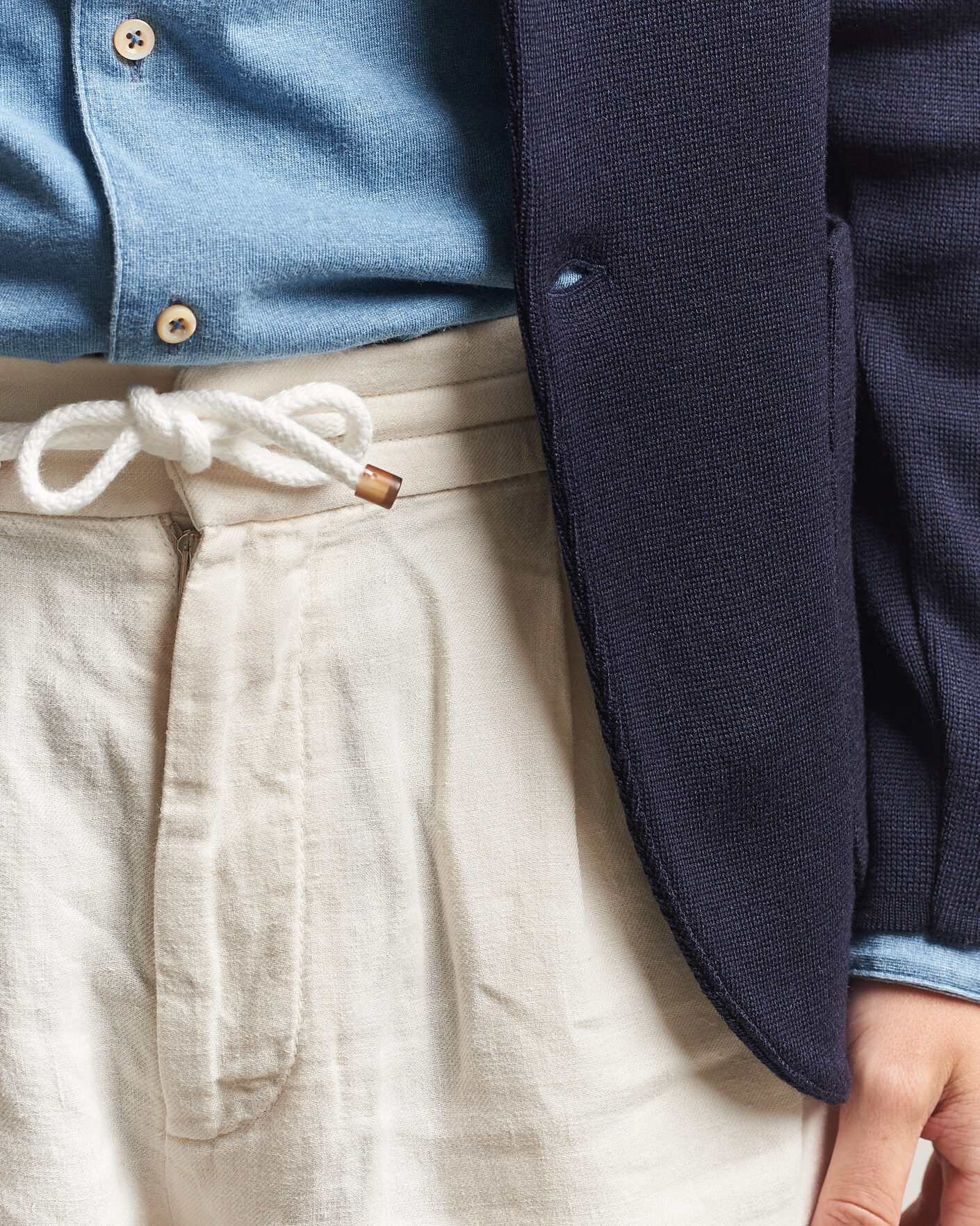 Herre | Shorts | Brunello Cucinelli | Drawstring Shorts Off White