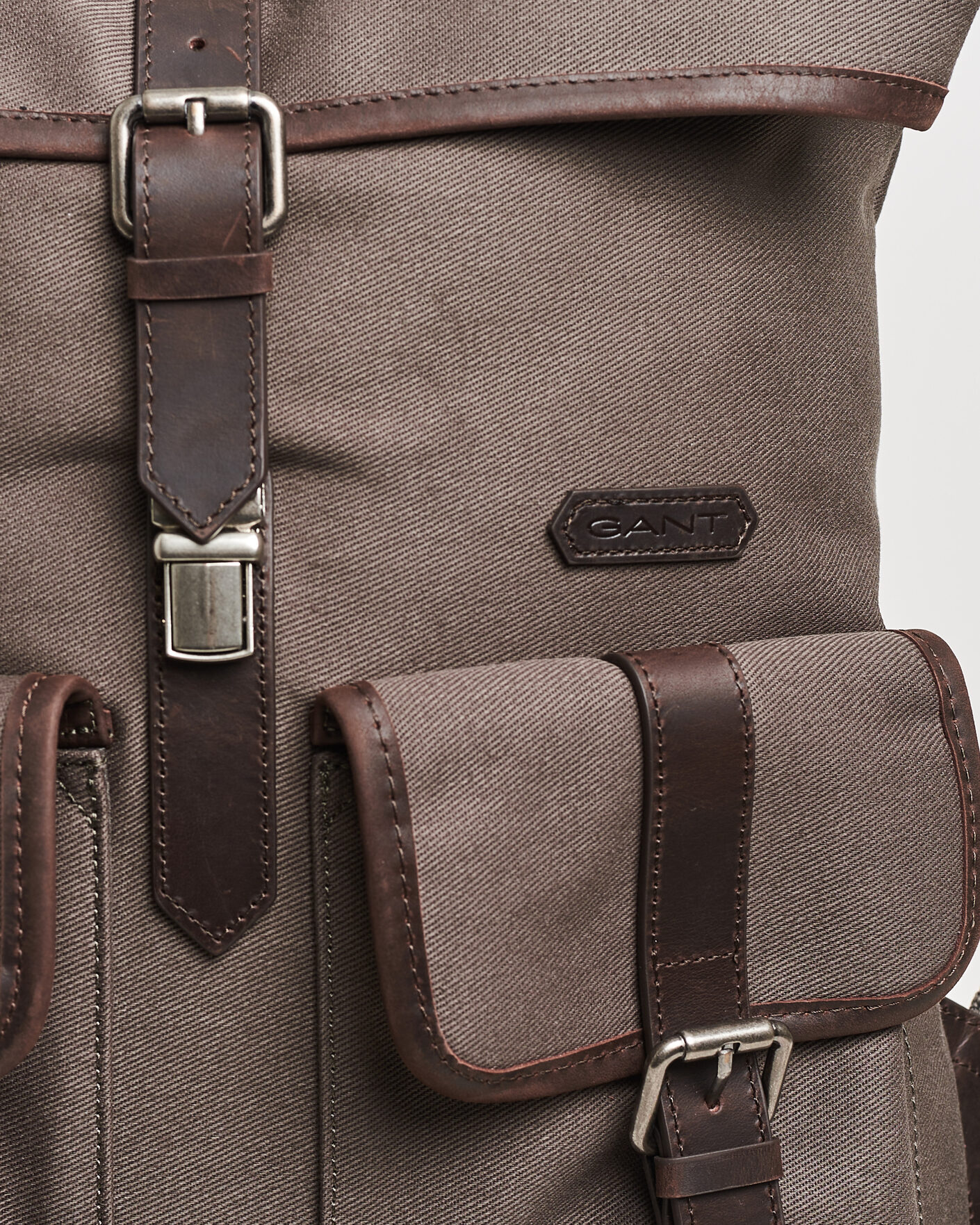 Herre | Vesker | Gant | Modern Premium Canvas Backpack Faded Taupe