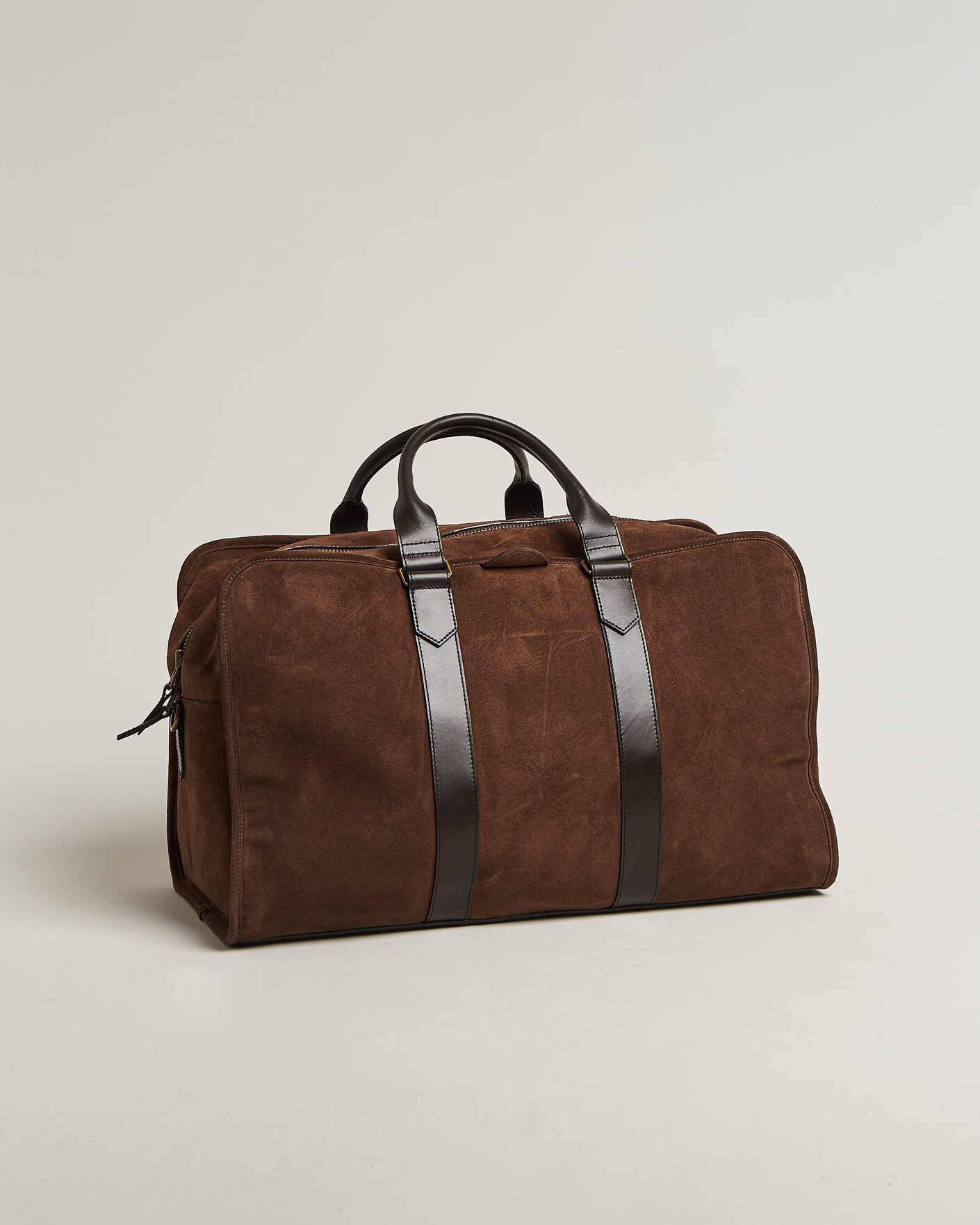 Herre | Vesker | Gant | Suede Duffle Bag Soil Brown