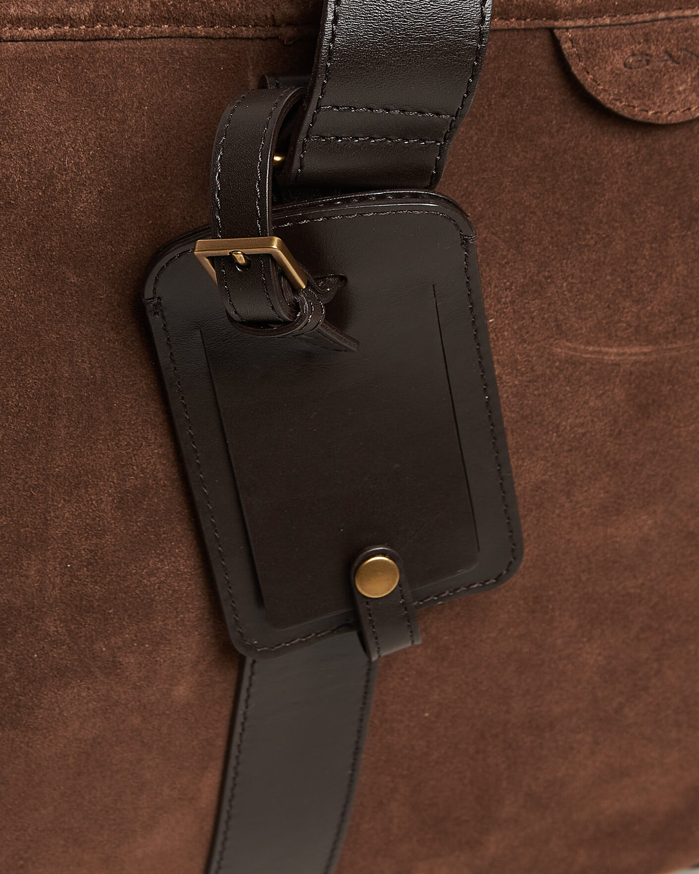 Herre | Vesker | Gant | Suede Duffle Bag Soil Brown