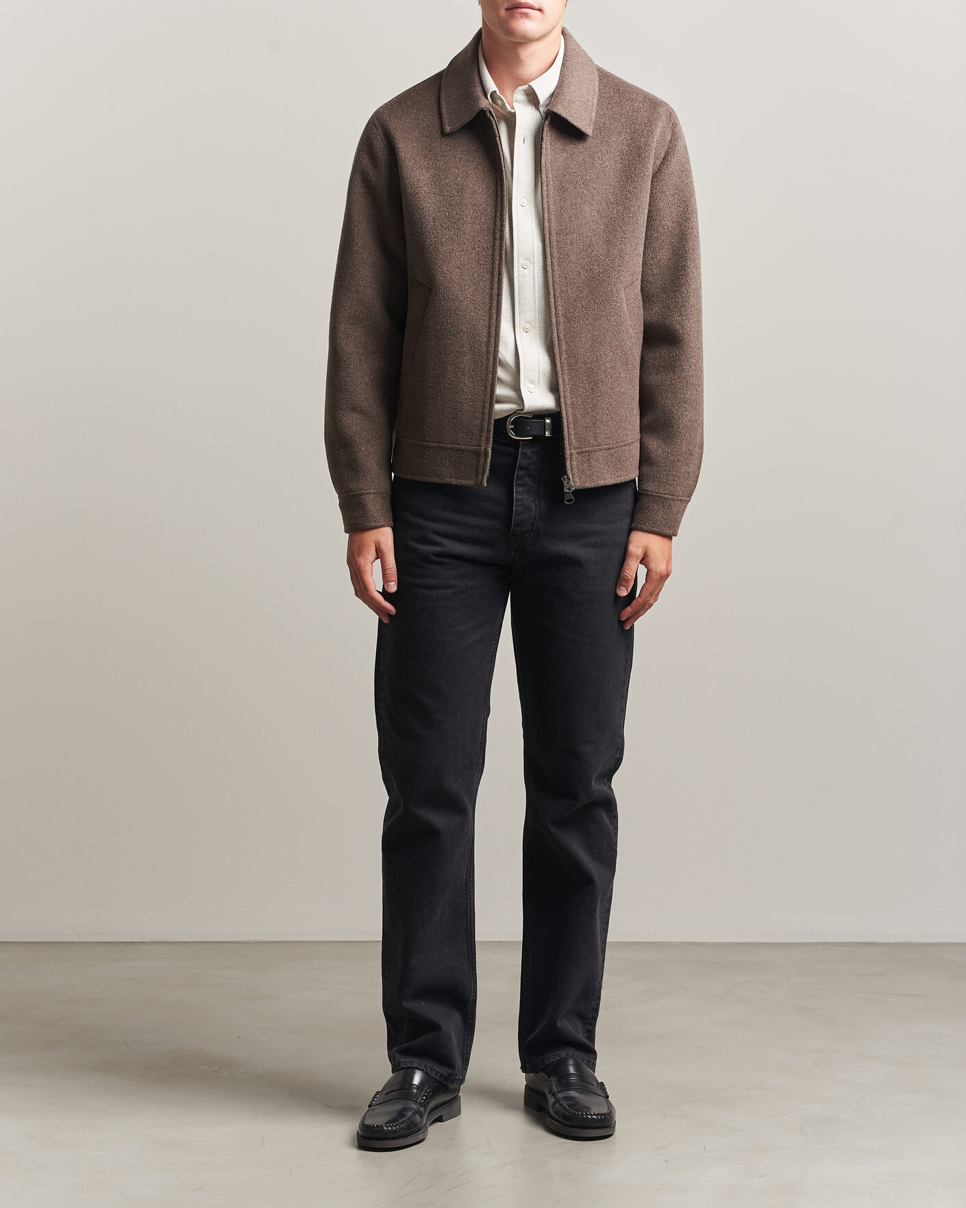 Herre | Jakker | Gant | Handstitched Wool/Cashmere Jacket Shadow Brown