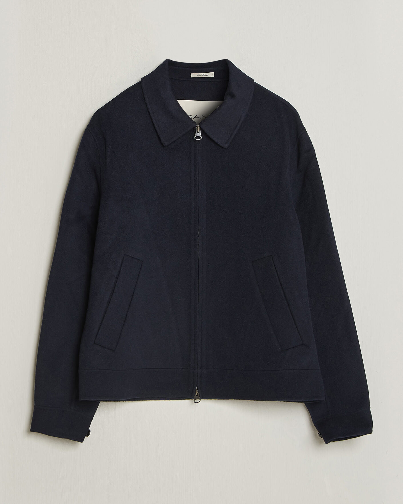 Herre | Jakker | Gant | Handstitched Wool/Cashmere Jacket Evening Blue