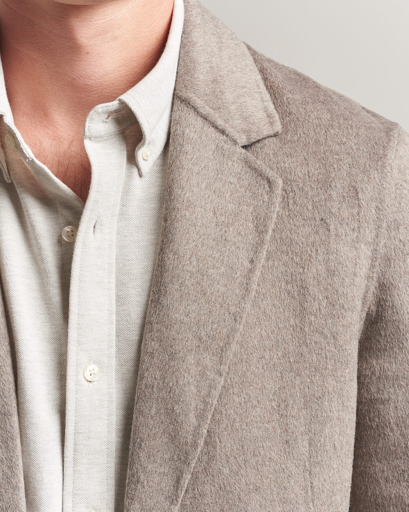 Herre | Dressjakker | Gant | Handstitched Unlined Blazer Mist Taupe
