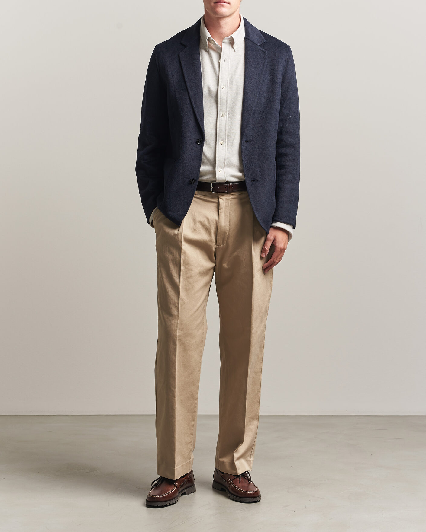 Herre | Dressjakker | Gant | Handstitched Unlined Blazer Evening Blue