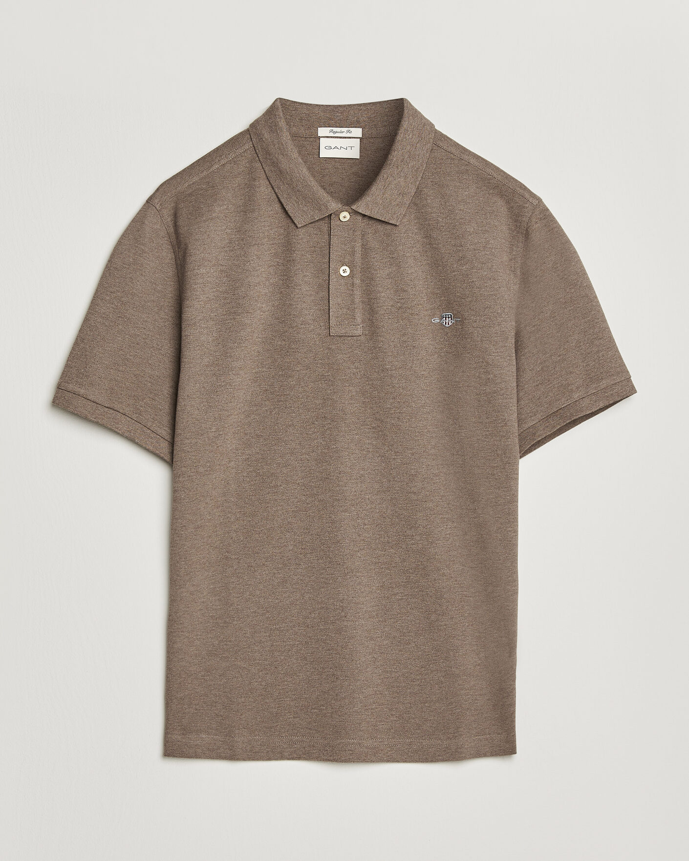 Herre | Pikéer | Gant | The Original Polo Dark Hazelnut Melange