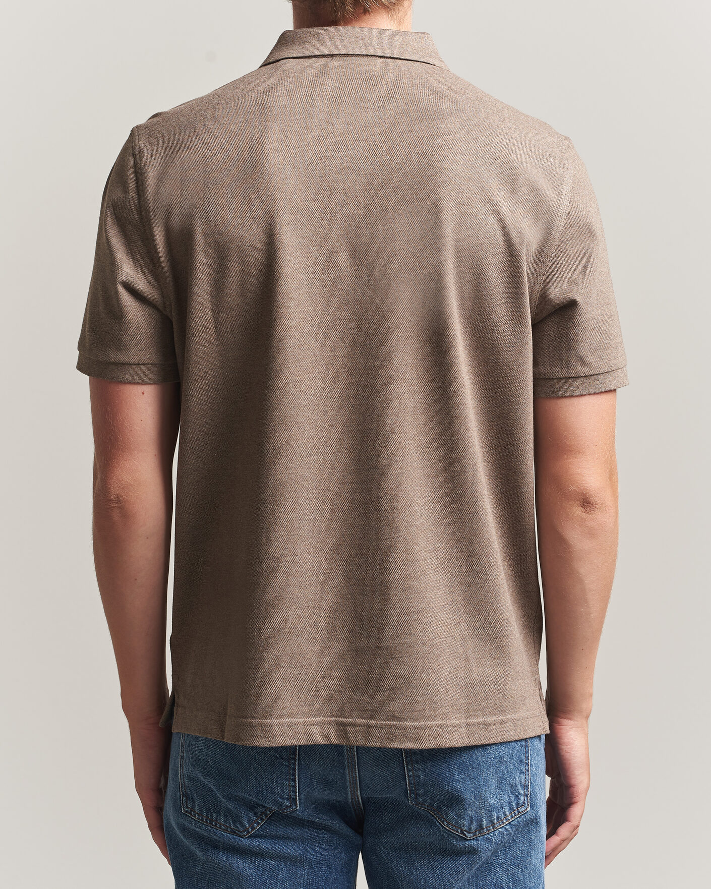 Herre | Pikéer | Gant | The Original Polo Dark Hazelnut Melange