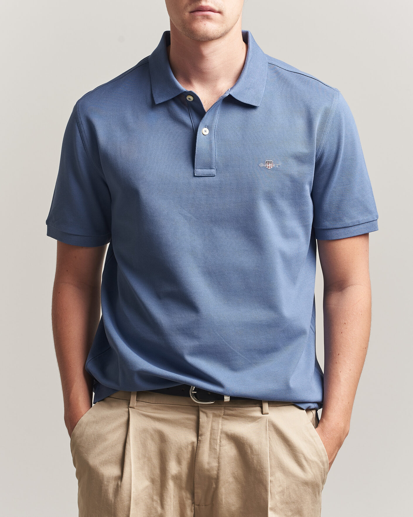 Herre | Pikéer | Gant | The Original Polo Blue Horizon