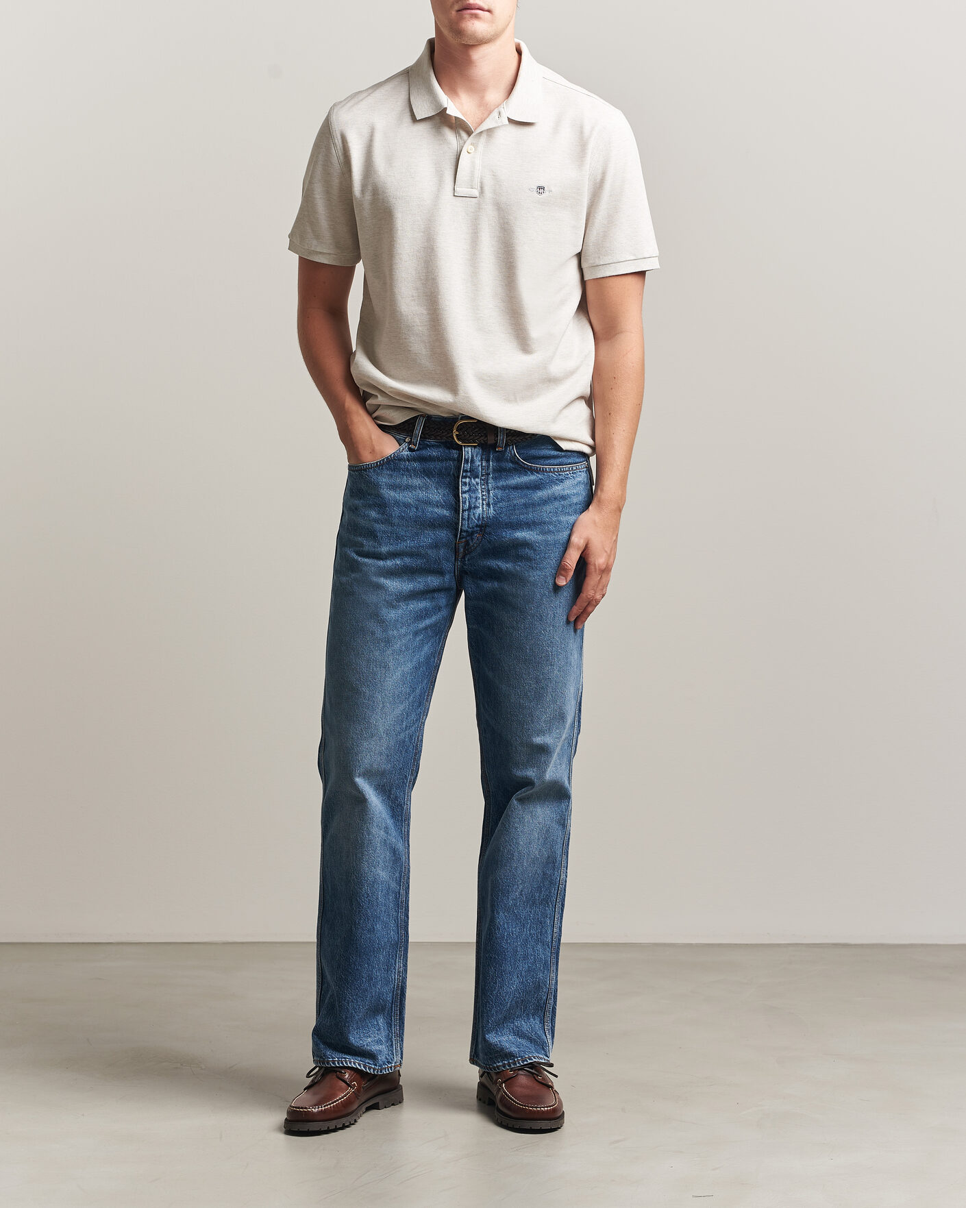 Herre | Pikéer | Gant | The Original Polo Glacier Melange
