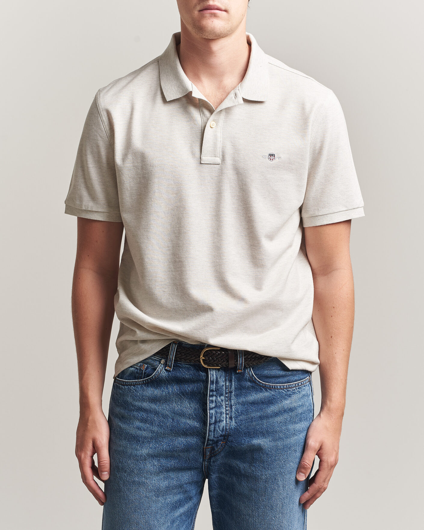 Herre | Pikéer | Gant | The Original Polo Glacier Melange