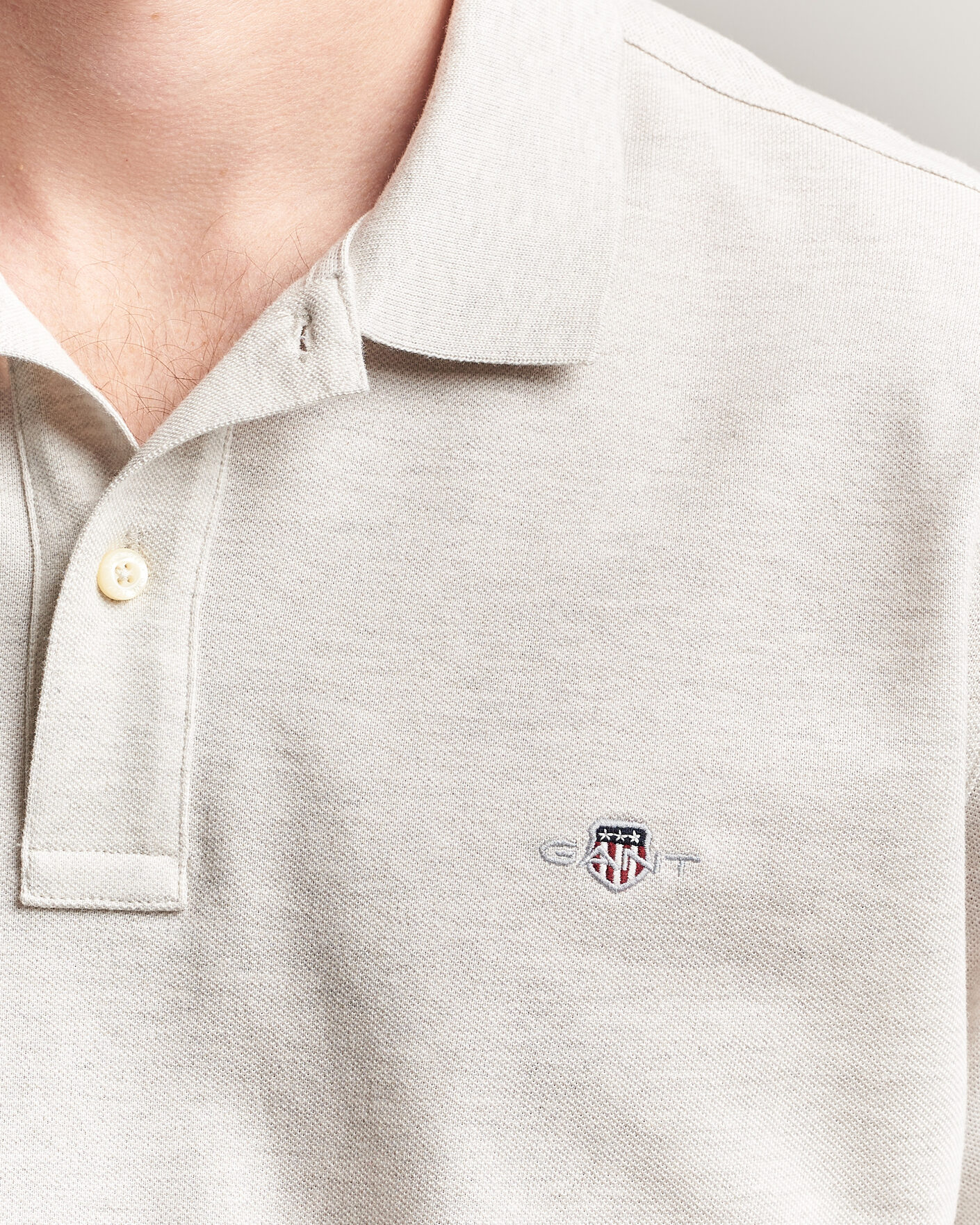 Herre | Pikéer | Gant | The Original Polo Glacier Melange