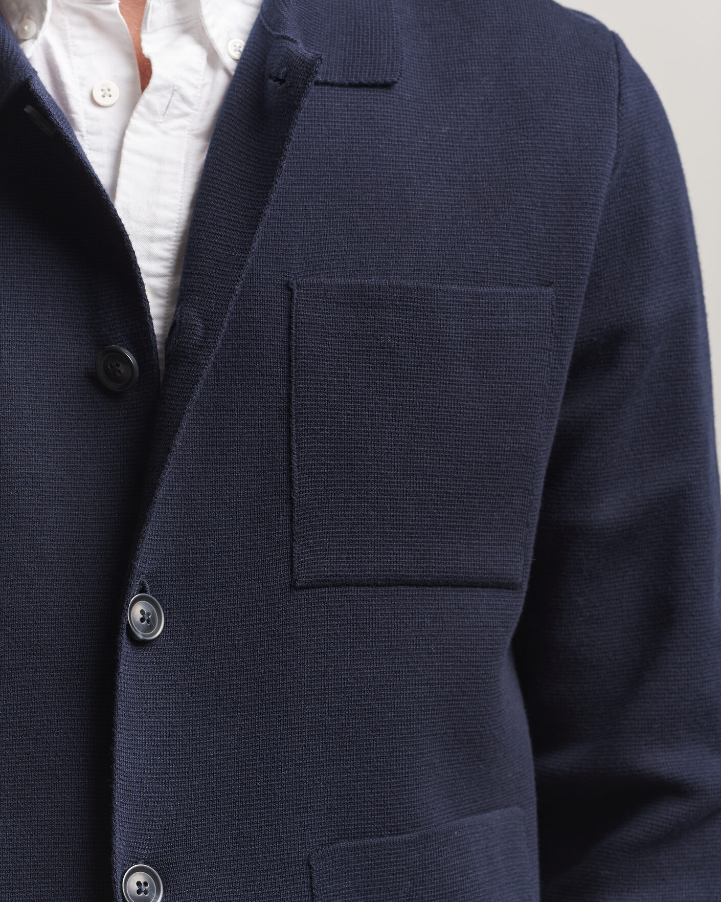 Herre | Gensere | Gant | Milano Knitted Cardigan Evening Blue