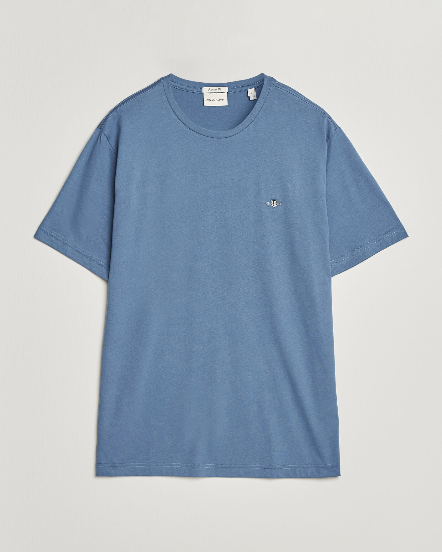 Herre | T-Shirts | Gant | The Original T-Shirt Blue Horizon