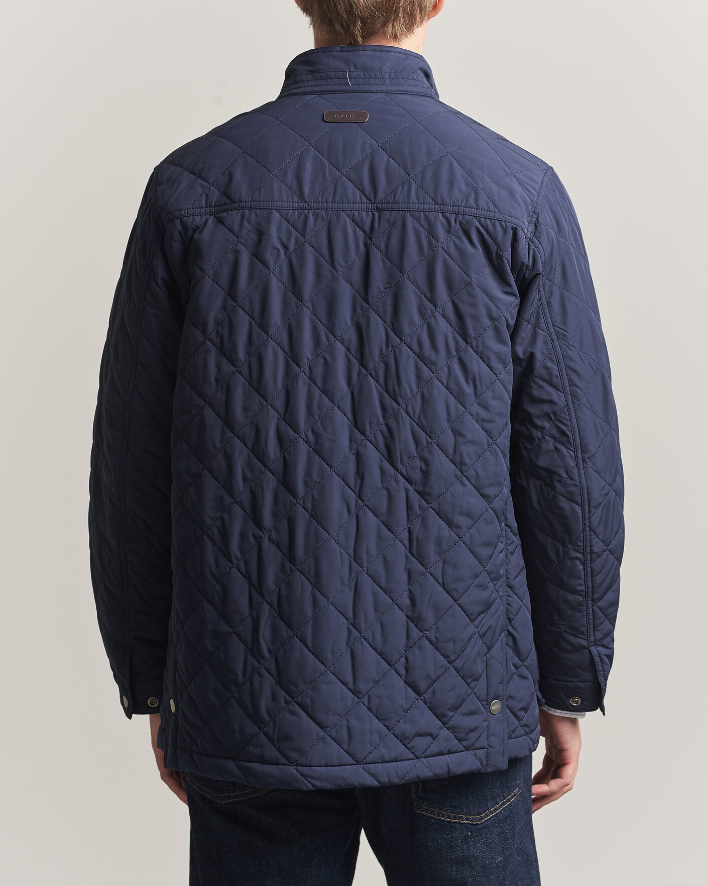 Herre | Jakker | Gant | Classic Quilted Mid Jacket Evening Blue