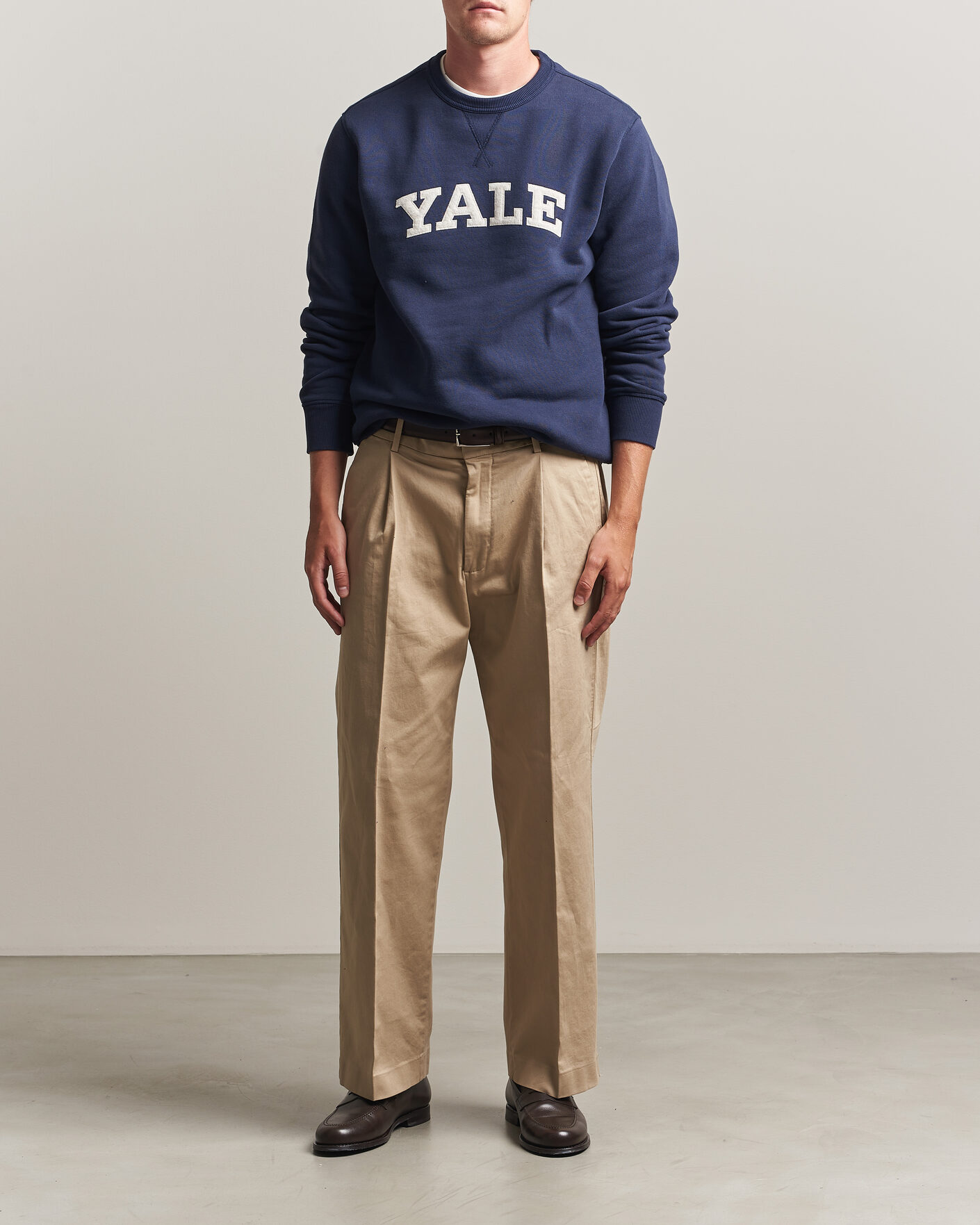 Herre | Gensere | Gant | YALE Crew Neck Sweatshirt Marine