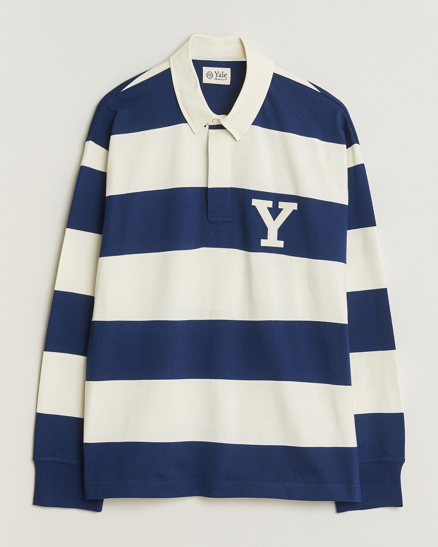 Herre | Gensere | Gant | YALE Striped Heavy Rugger Rich Navy