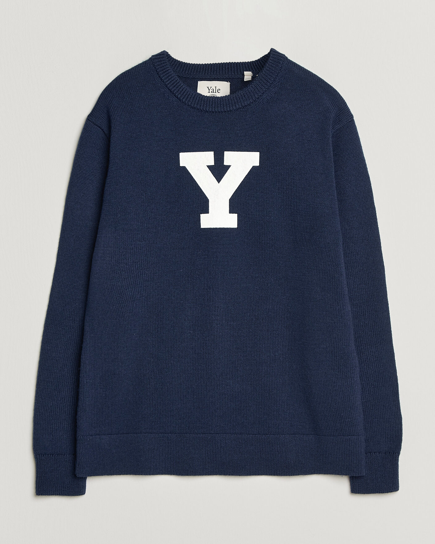 Herre | Gensere | Gant | YALE Merino Crew Neck Marine