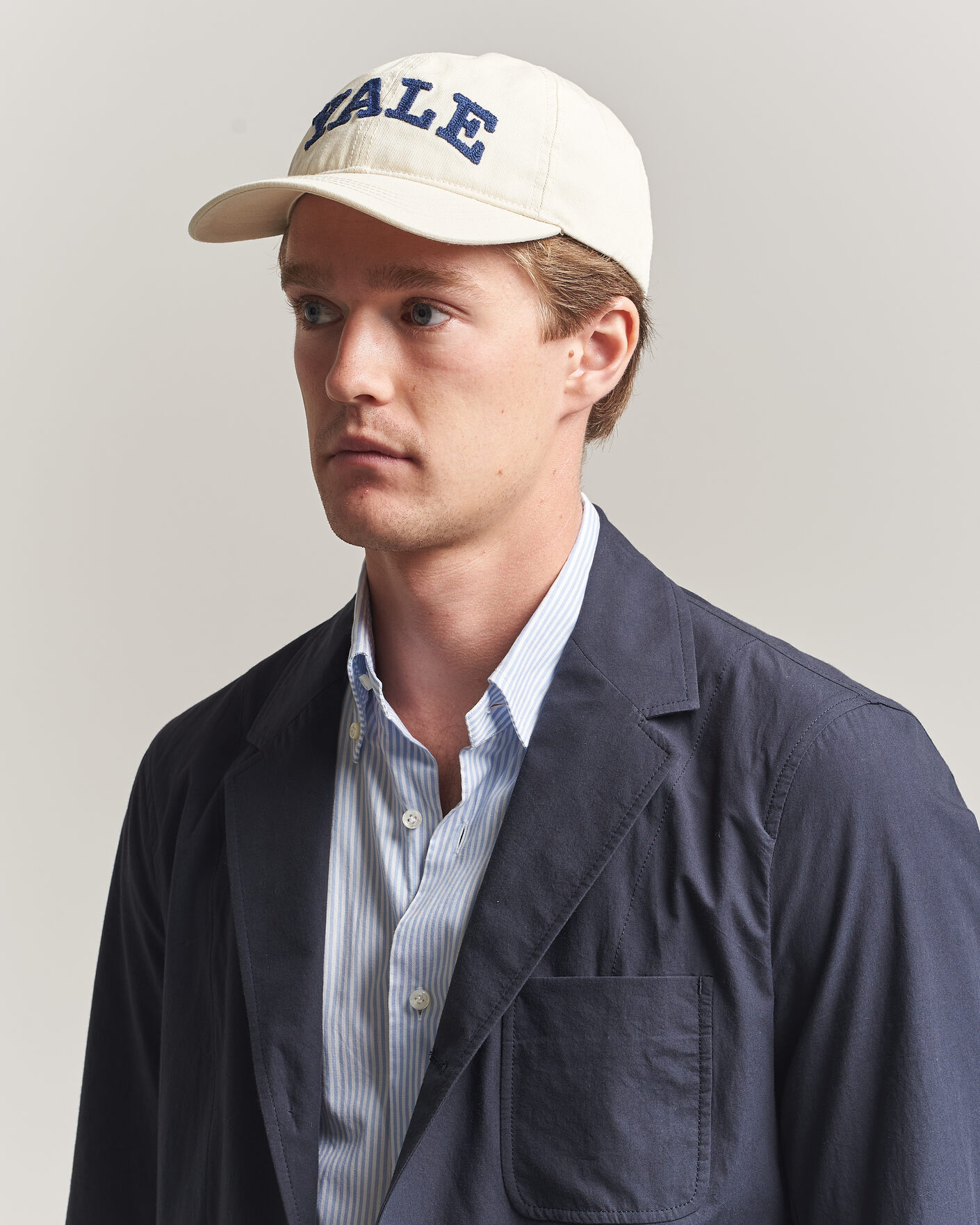 Herre | Hatter og capser | Gant | YALE Heavy Washed Cotton Twill Cap Cream