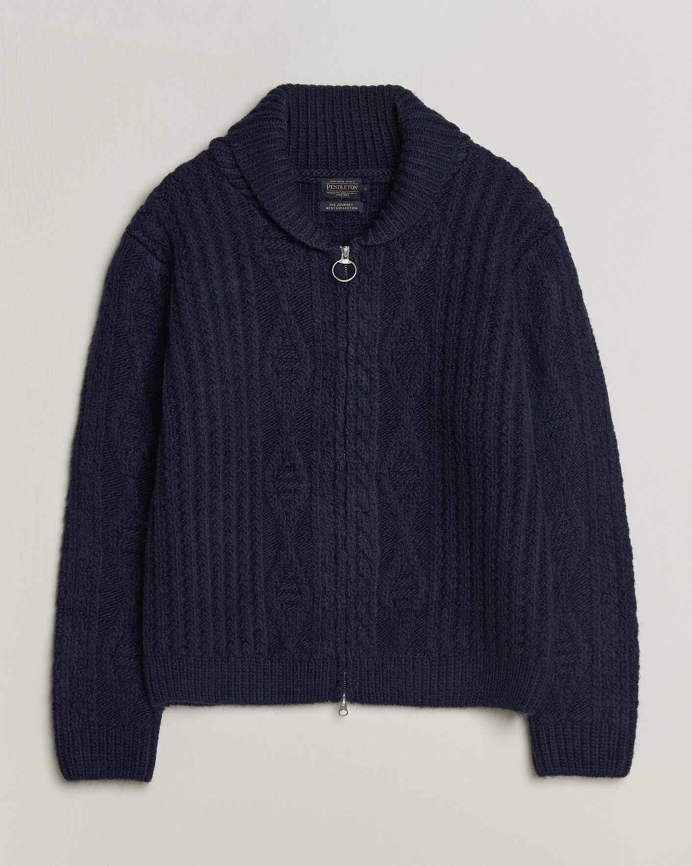 Herre | Gensere | Pendleton | Hoop Zip Cardigan Navy
