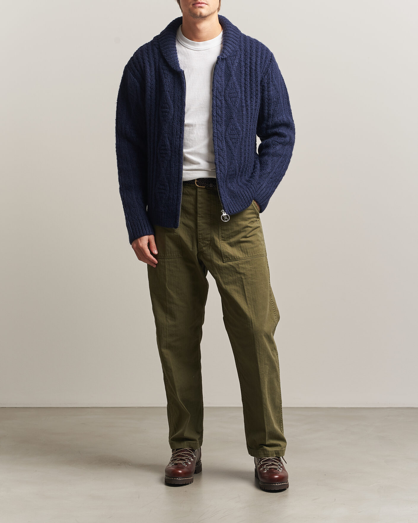 Herre | Gensere | Pendleton | Hoop Zip Cardigan Navy