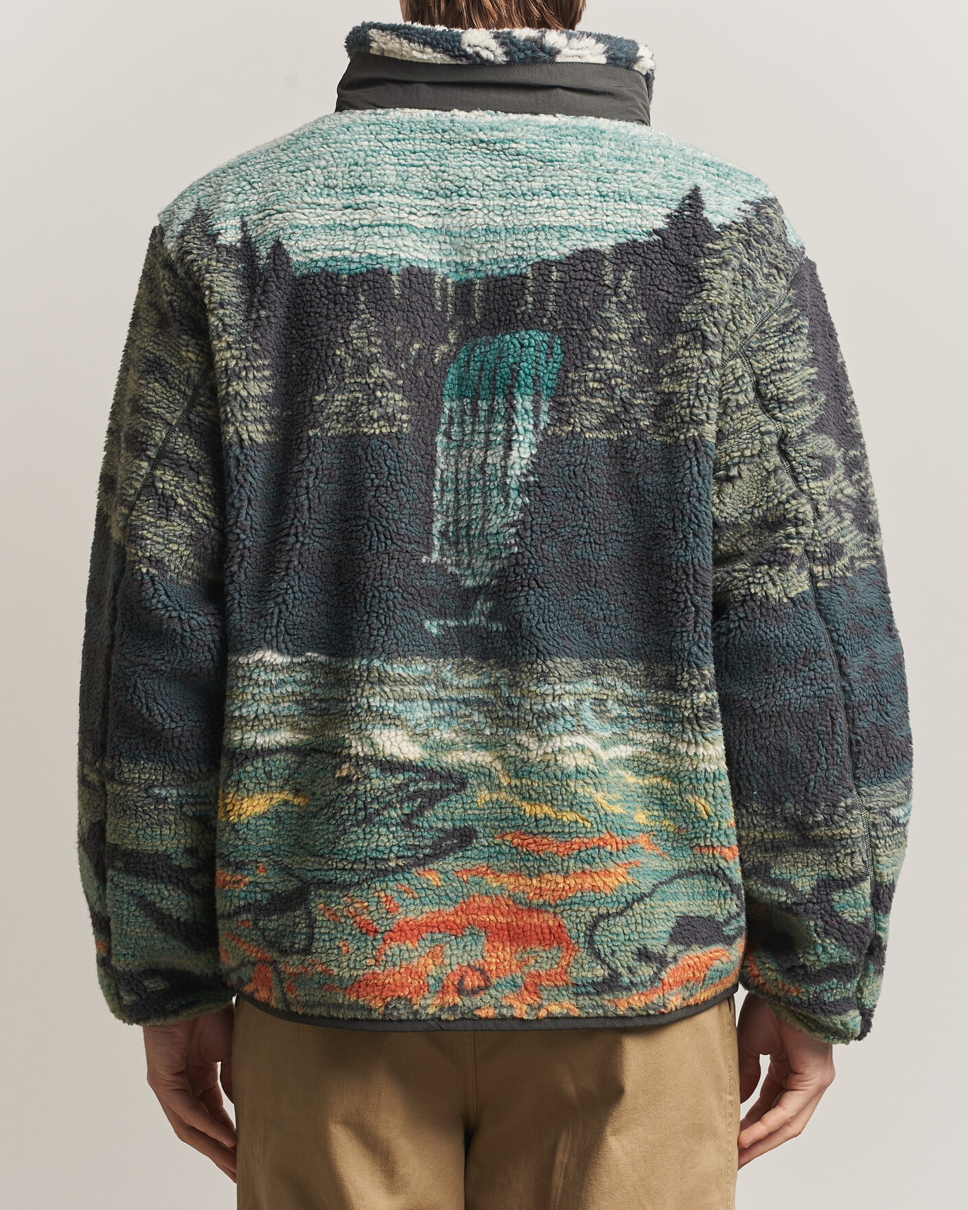 Herre | Gensere | Pendleton | Jacquard Sherpa Fleece Salmon Falls