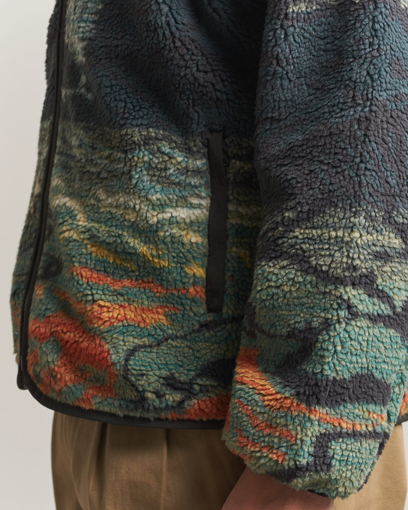 Herre | Gensere | Pendleton | Jacquard Sherpa Fleece Salmon Falls