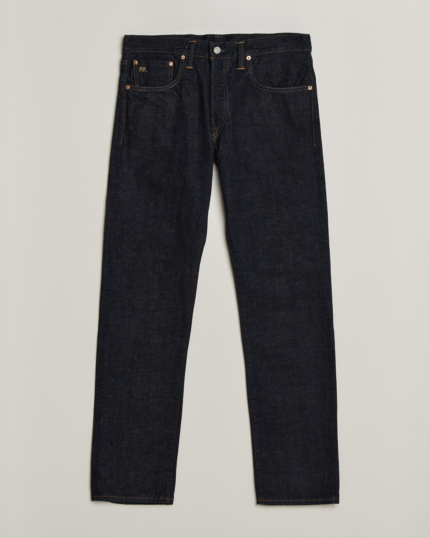 Herre | Jeans | RRL | Slim Fit Selvedge Jeans East/West Rinse