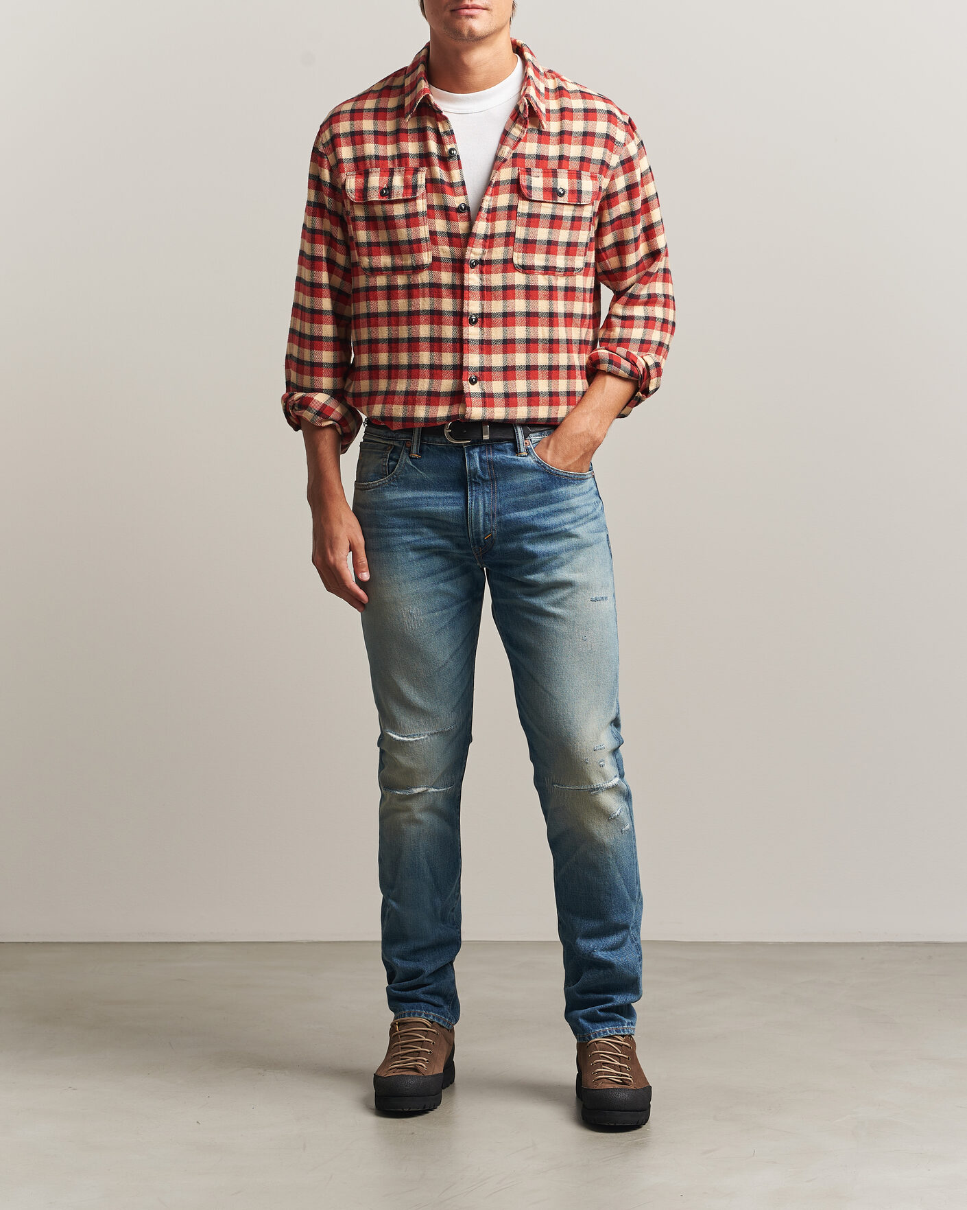 Herre | Jeans | RRL | Slim Fit Selvedge Jeans Clearford Wash