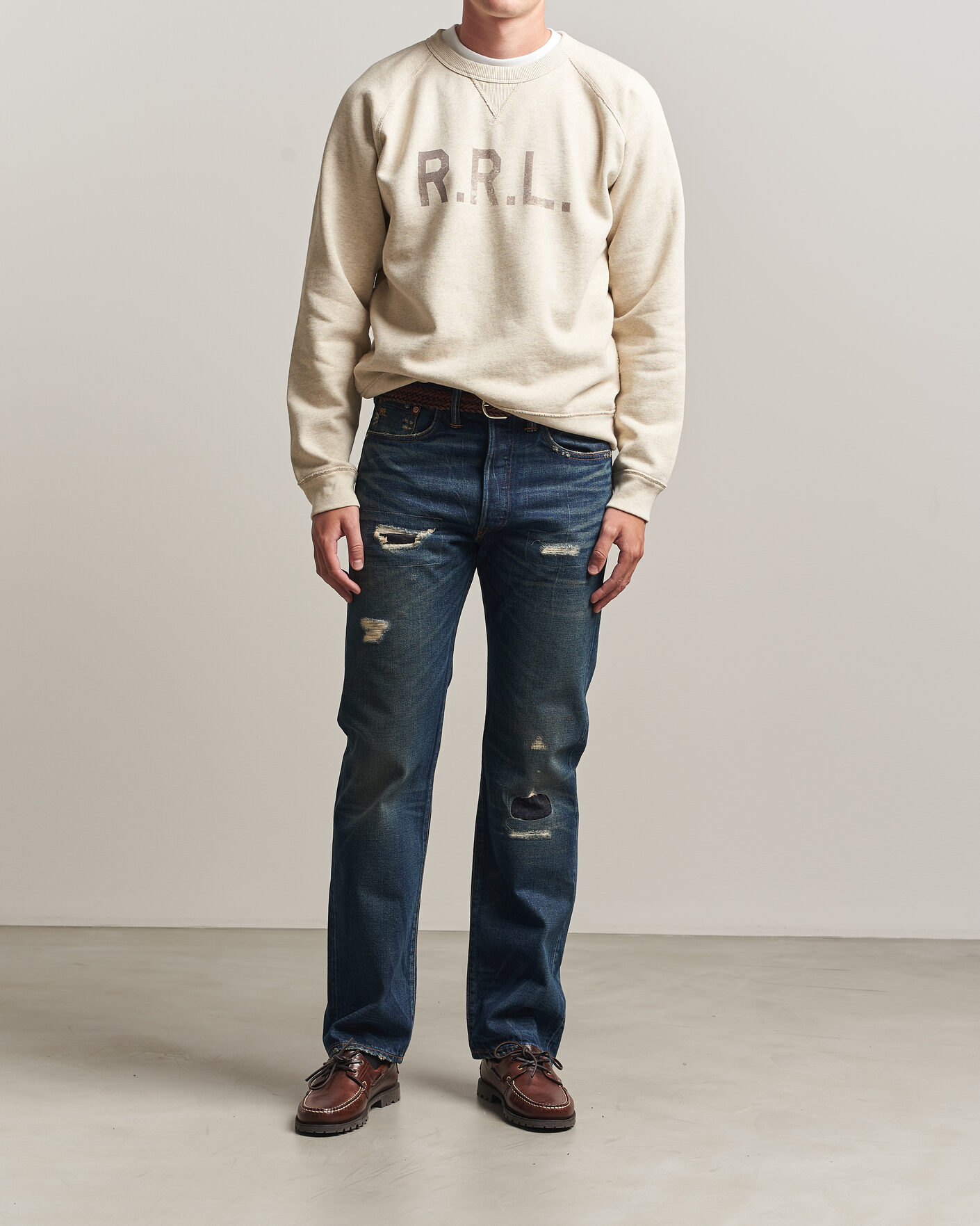Herre | Jeans | RRL | Straight Leg Selvedge Jeans Hawley Wash