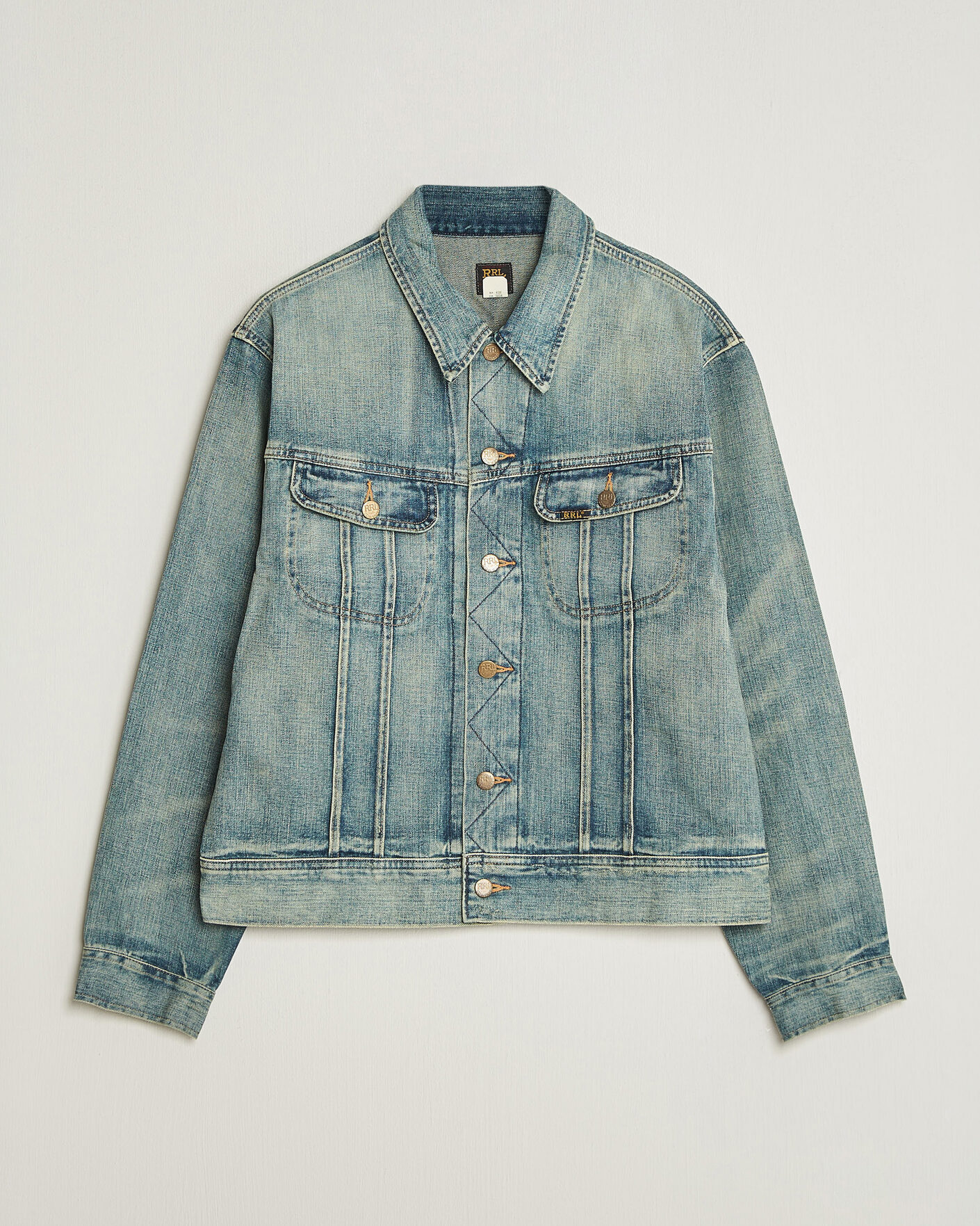 Herre | Jakker | RRL | Lot 271 Denim Jacket Leeland Wash