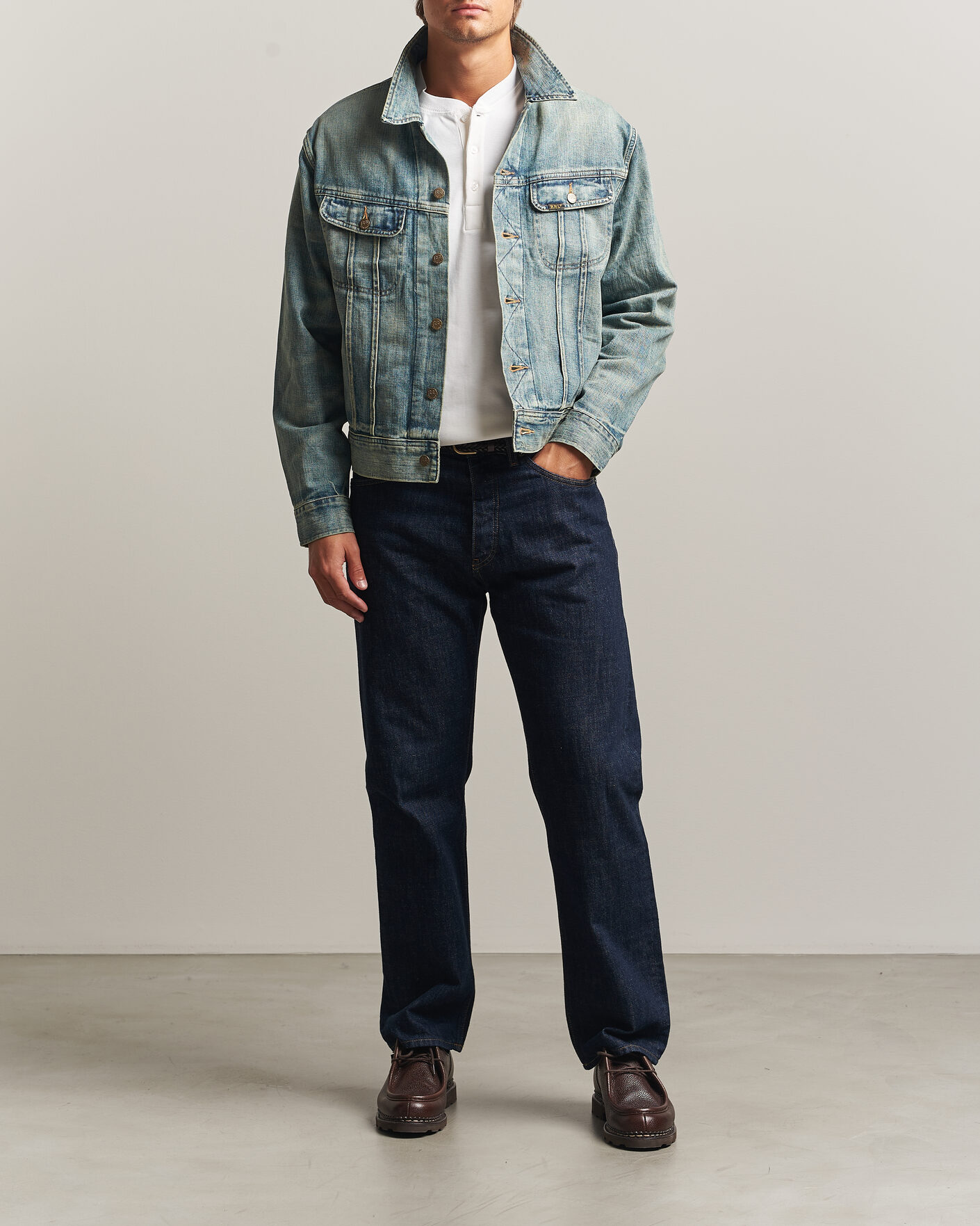 Herre | Jakker | RRL | Lot 271 Denim Jacket Leeland Wash