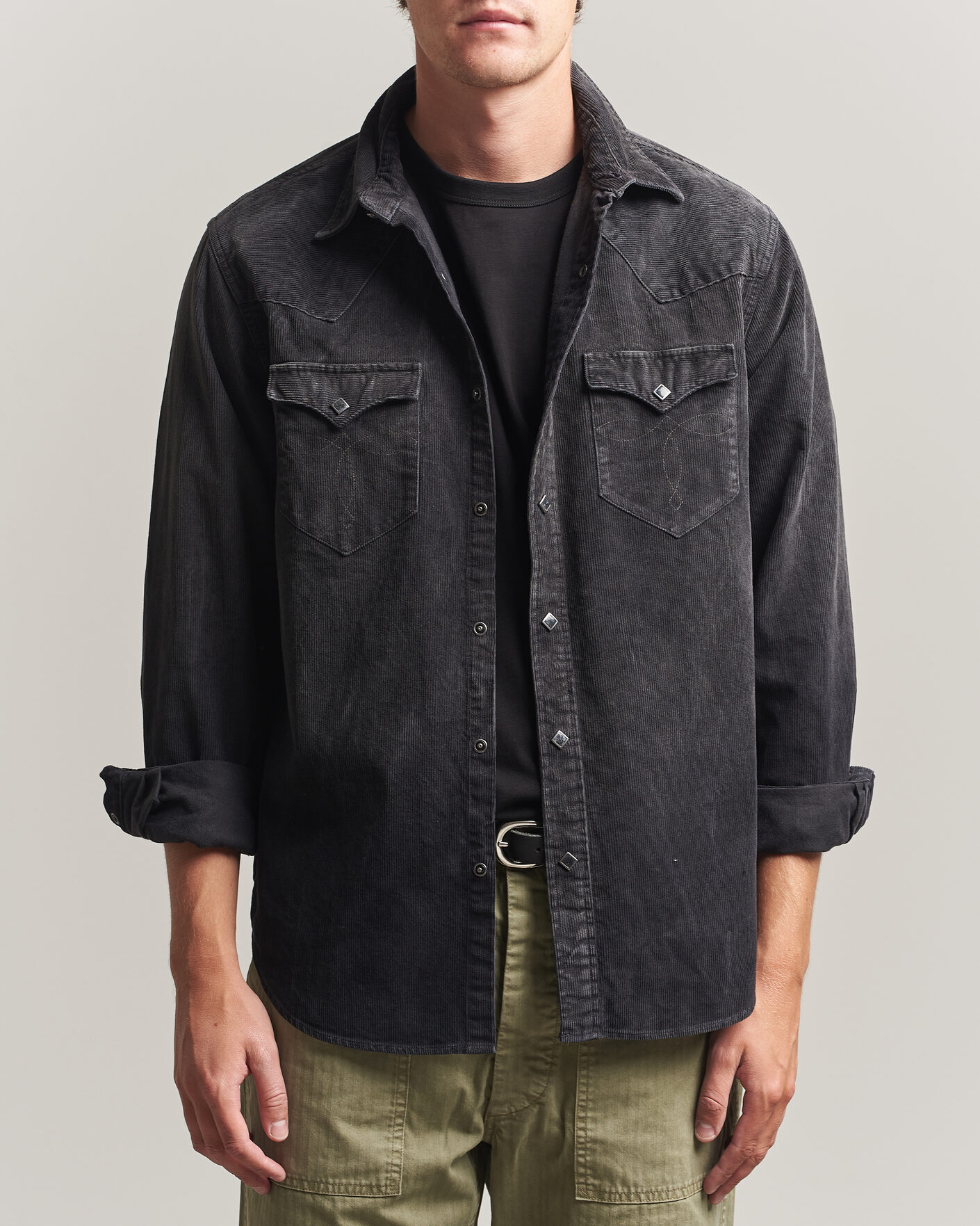 Herre | Skjorter | RRL | Buffalo Western Shirt Black