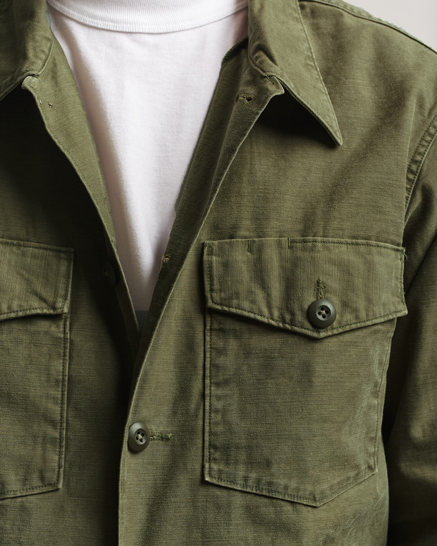Herre | Skjorter | RRL | Regiment Overshirt Olive