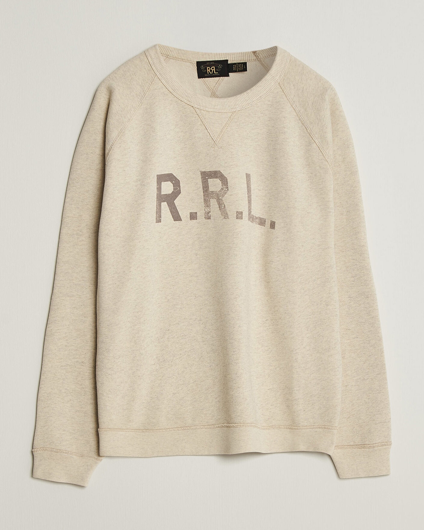 Herre | Gensere | RRL | Raglan Sleeve Sweatshirt Oatmeal Heather
