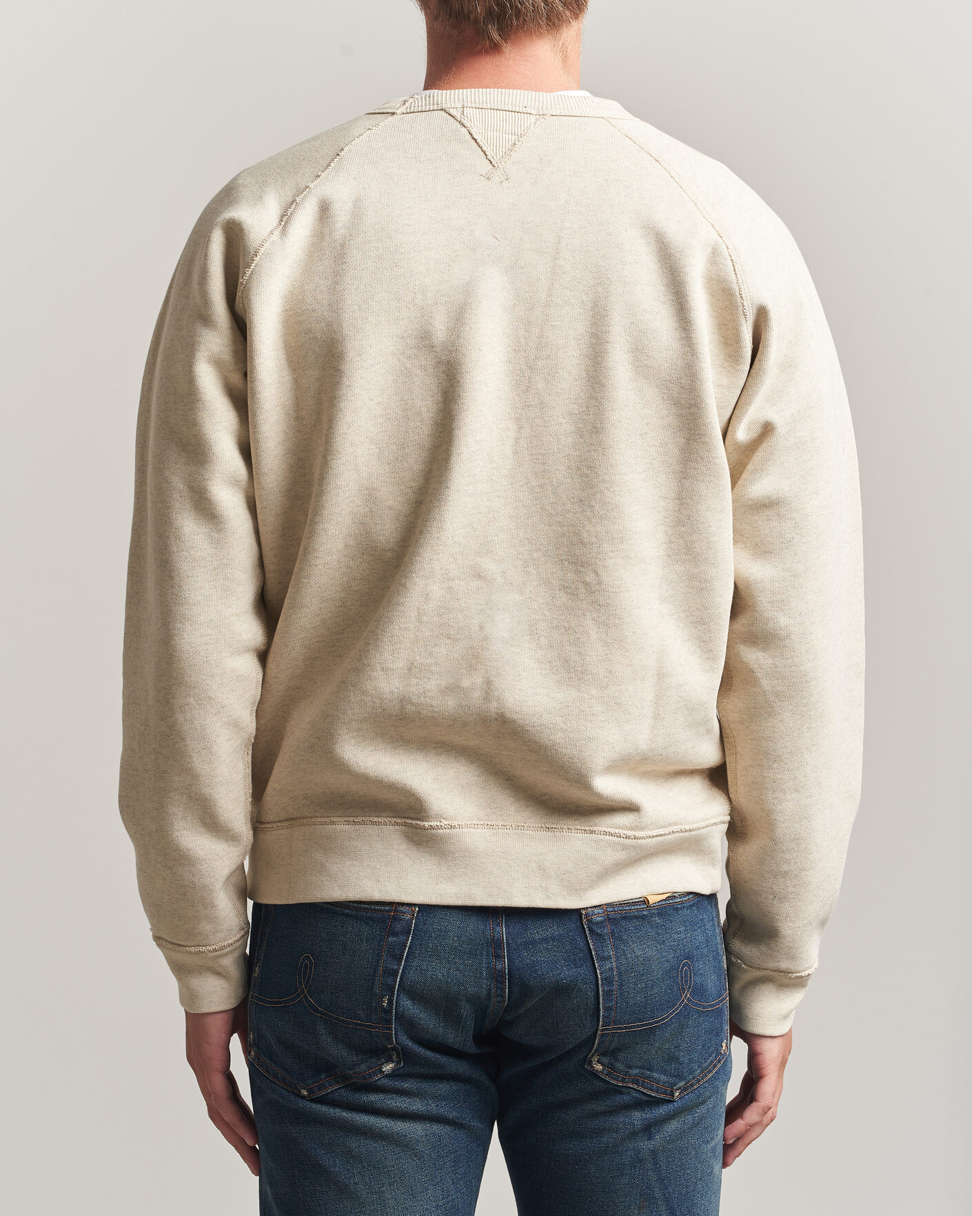 Herre | Gensere | RRL | Raglan Sleeve Sweatshirt Oatmeal Heather