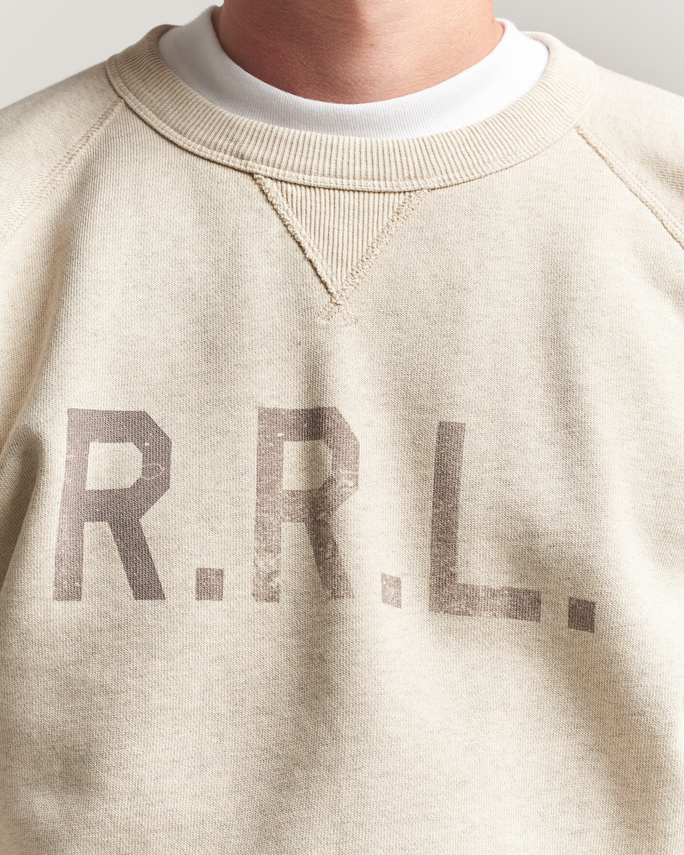 Herre | Gensere | RRL | Raglan Sleeve Sweatshirt Oatmeal Heather