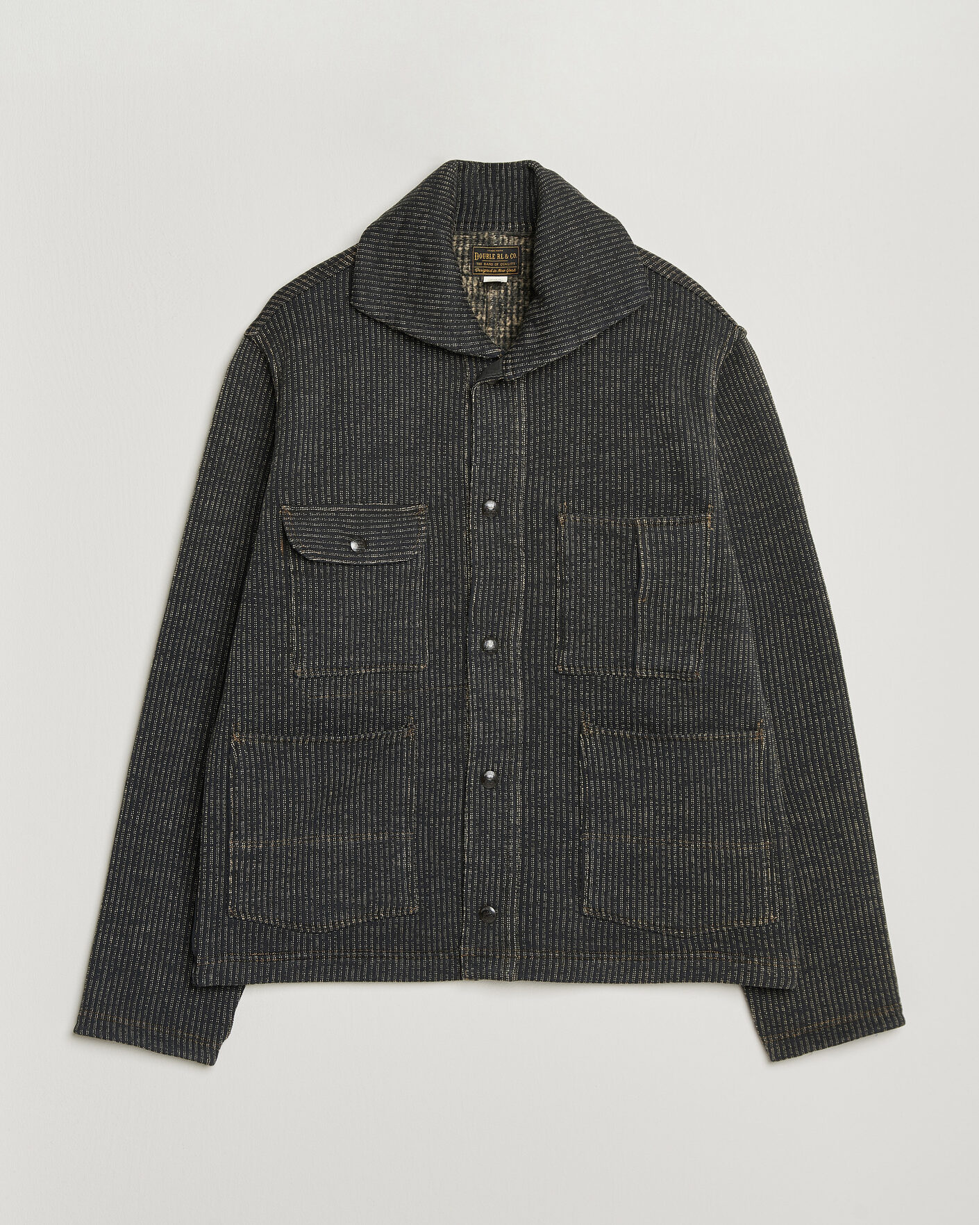 Herre | Gensere | RRL | Charles Cardigan Jacket Charcoal