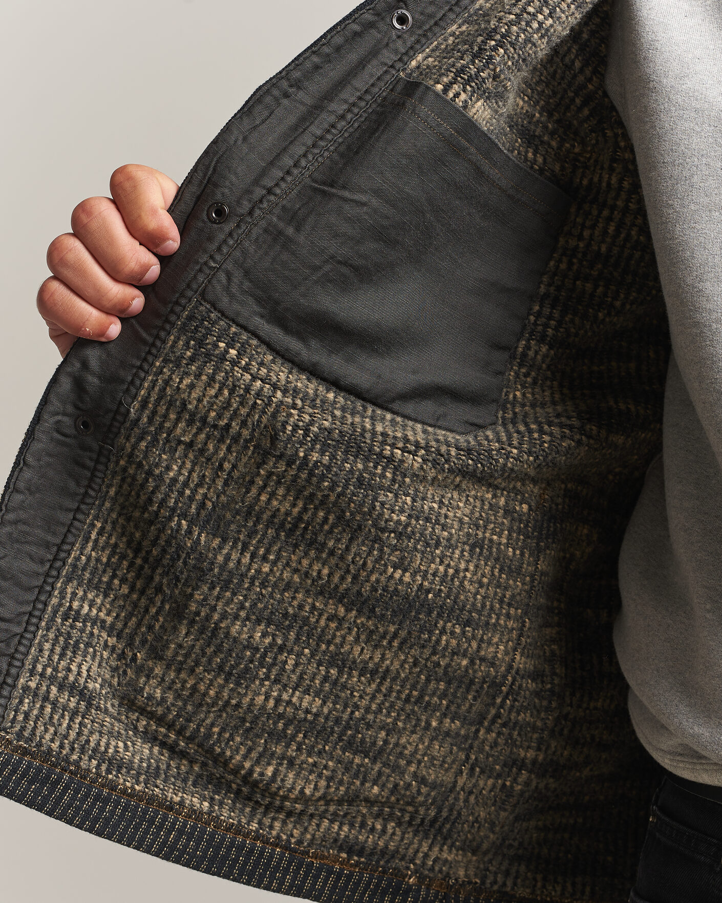 Herre | Gensere | RRL | Charles Cardigan Jacket Charcoal