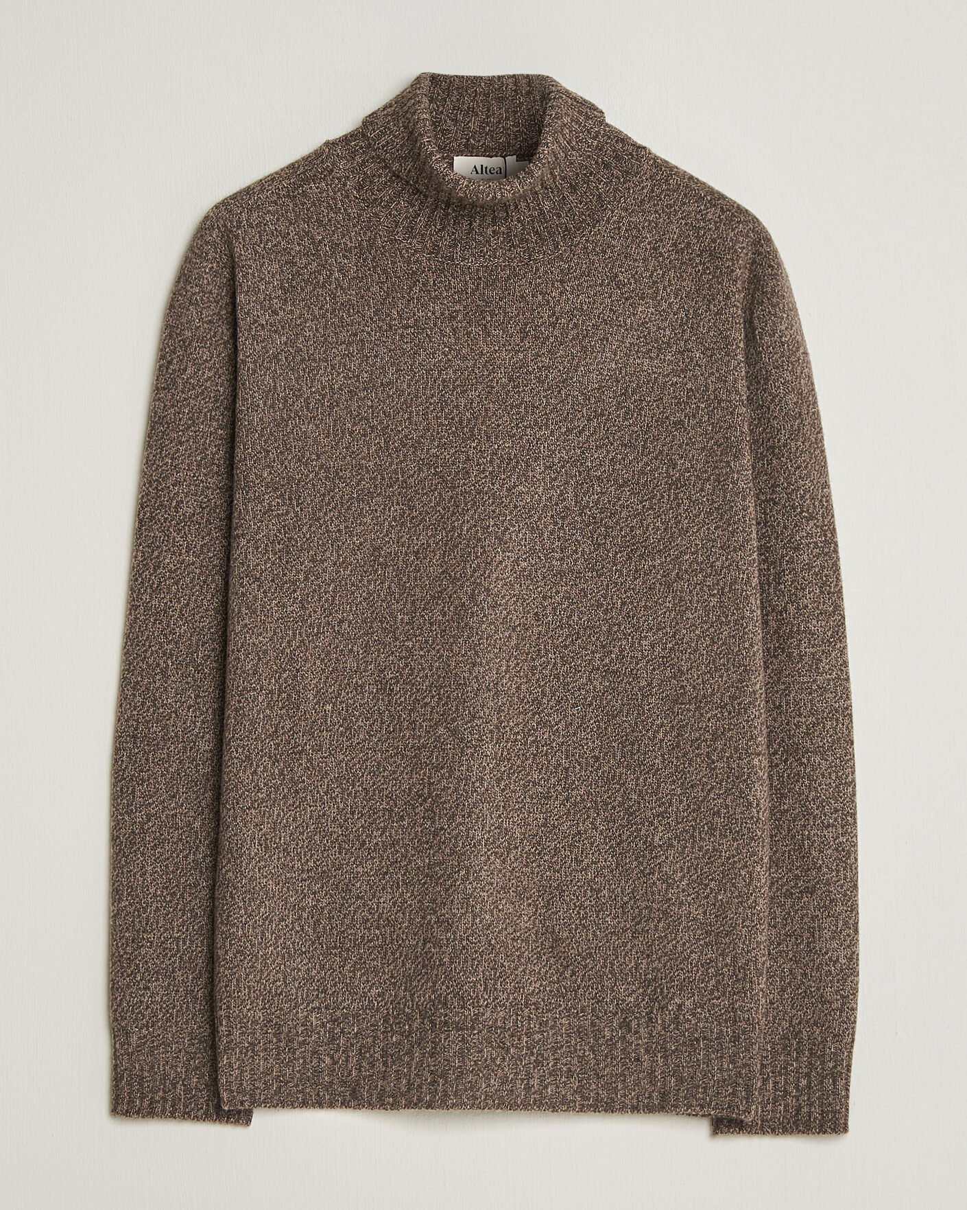 Herre | Gensere | Altea | Wool/Cashmere Rollneck Brown Melange