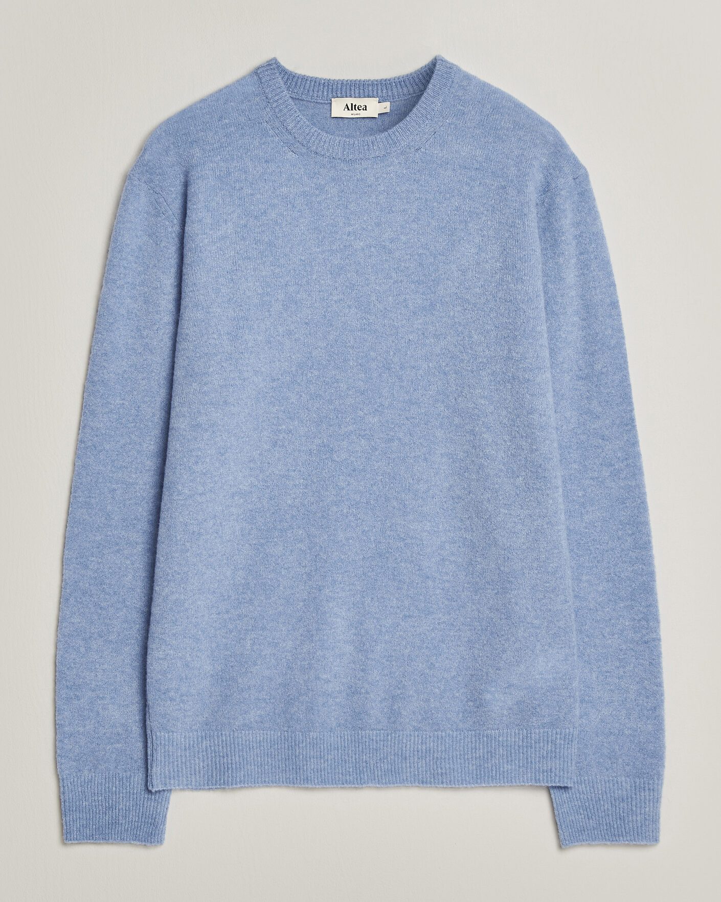 Herre | Gensere | Altea | Cloud Cashmere Blend Sweater Sky Blue