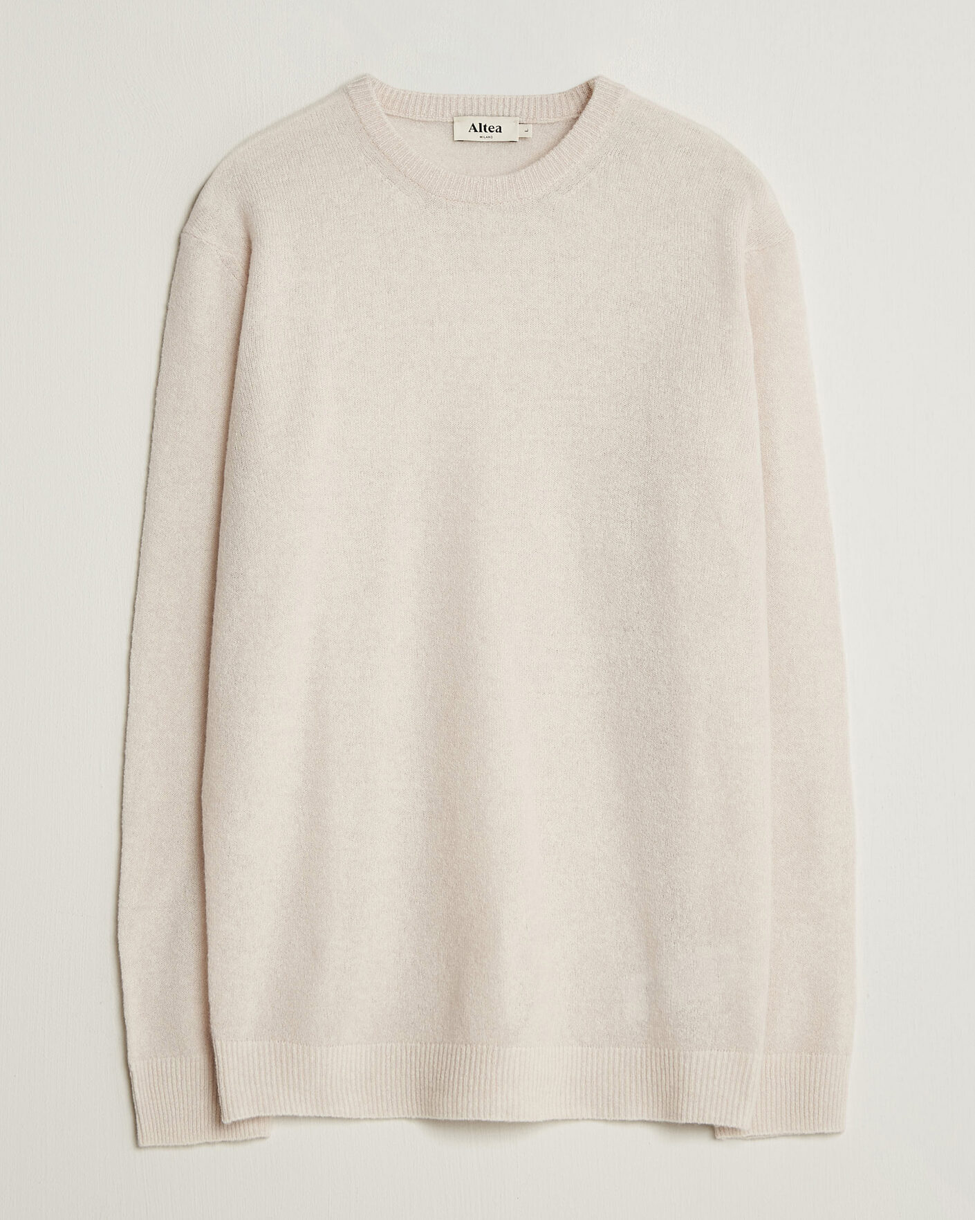 Herre | Gensere | Altea | Cloud Cashmere Blend Sweater Latte