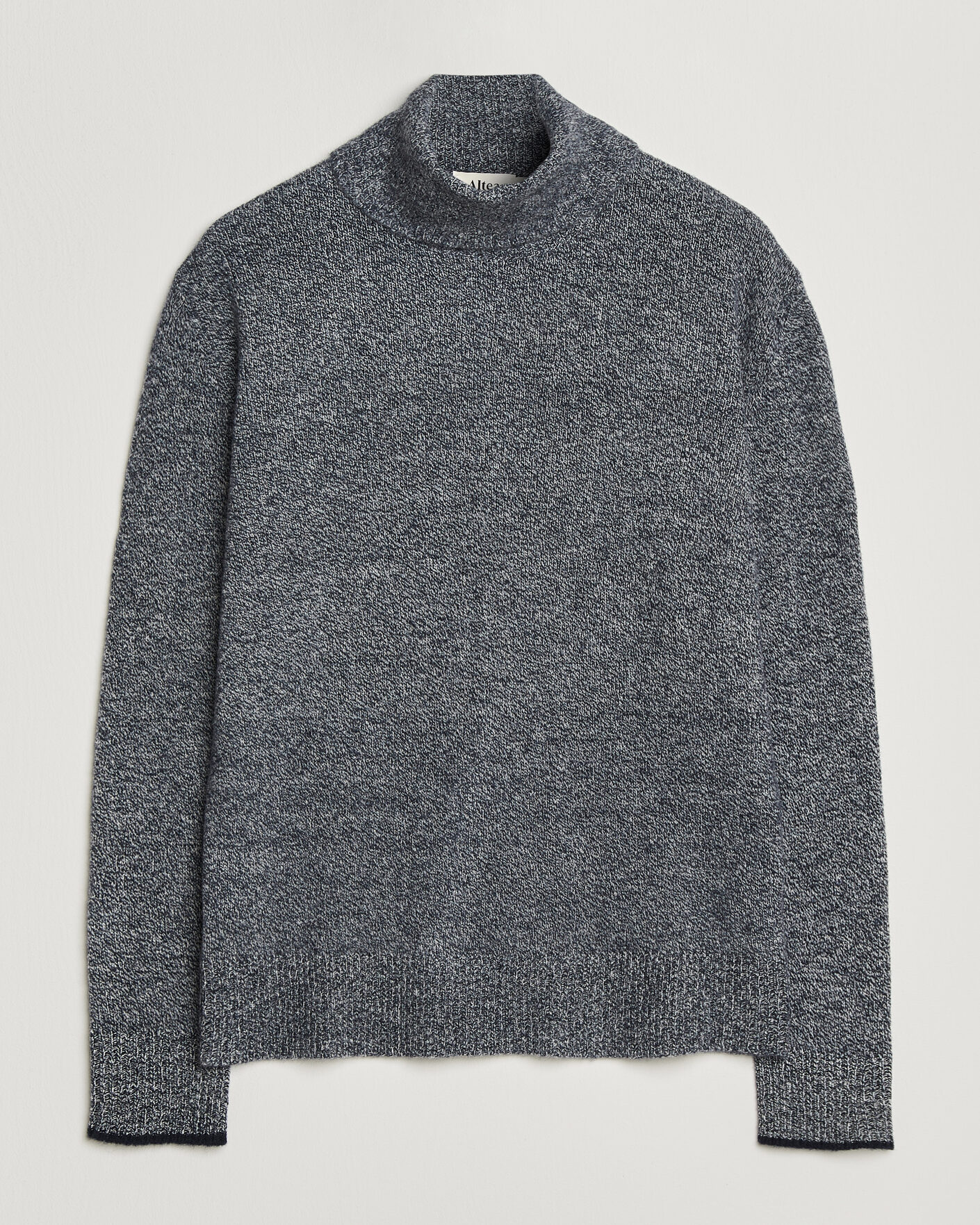 Herre | Gensere | Altea | Cloud Cashmere Blend Rollneck Navy Melange